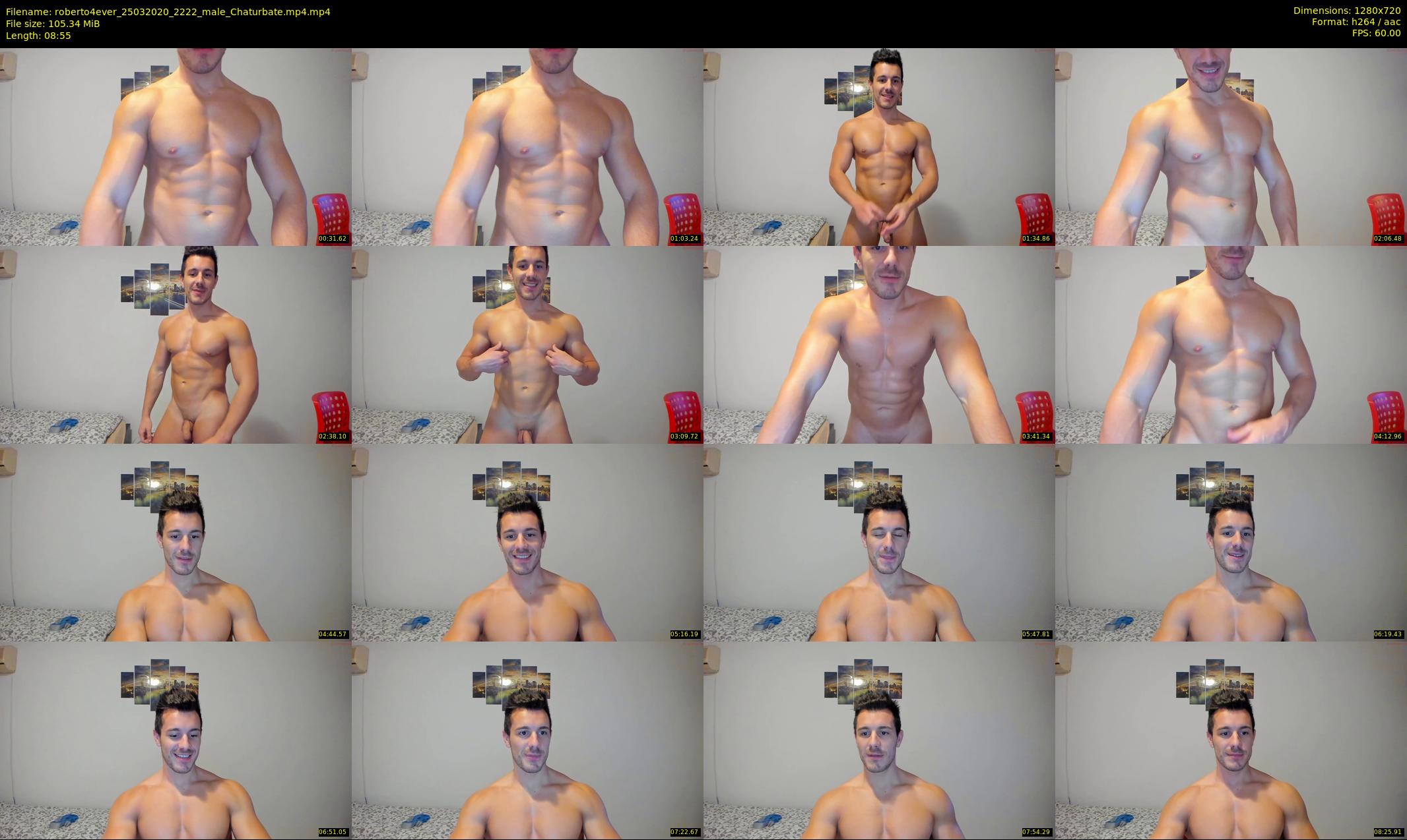 roberto4ever — 9 minute Chaturbate male cam show recording, 720p, Mar 25, 2020