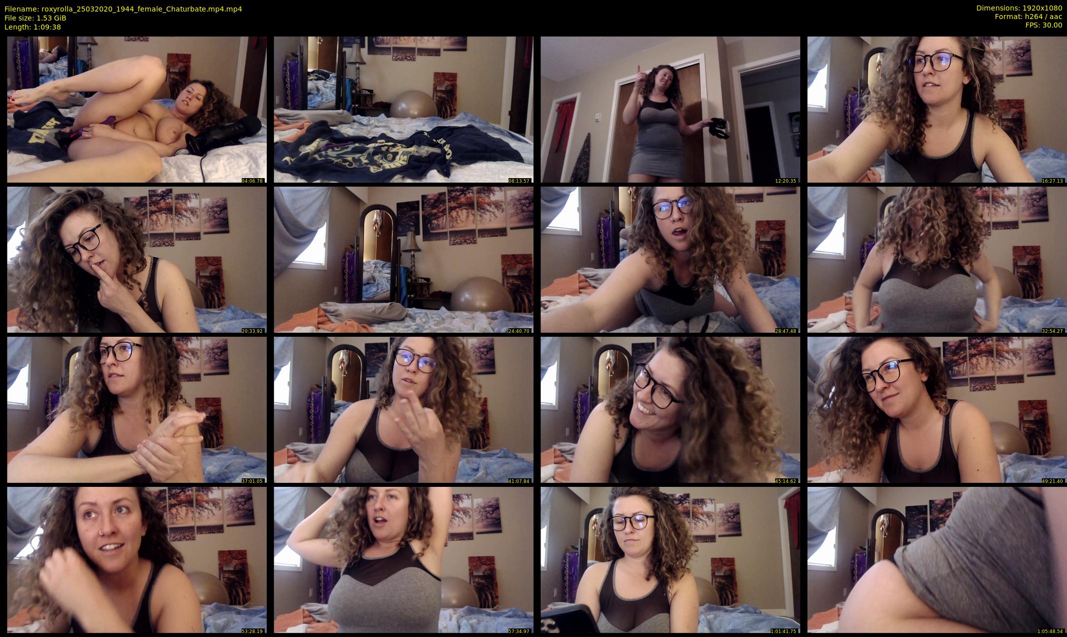 roxyrolla — 70 minute Chaturbate female cam show recording, 1080p, Mar 25, 2020