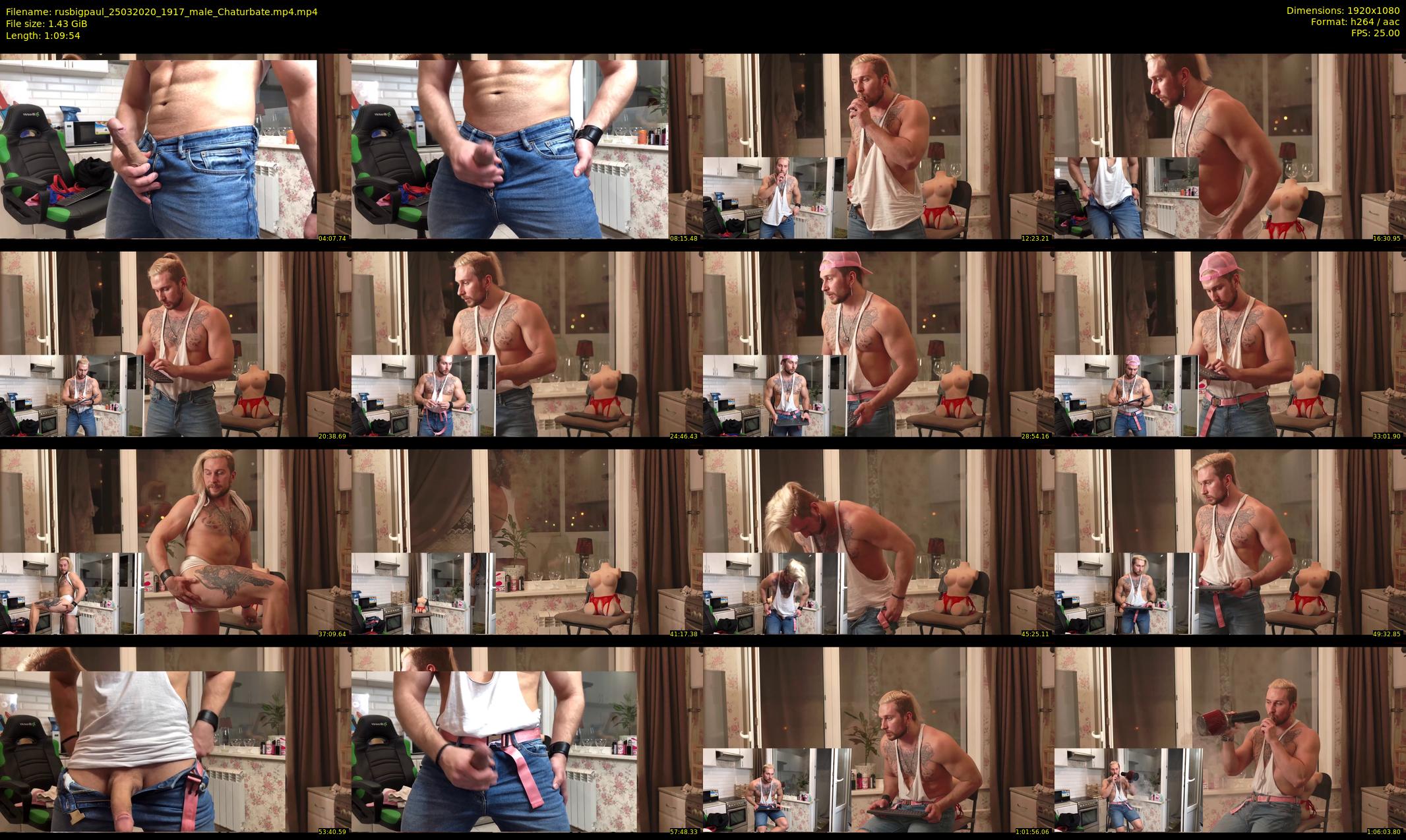 rusbigpaul — 70 minute Chaturbate male cam show recording, 1080p, Mar 25, 2020