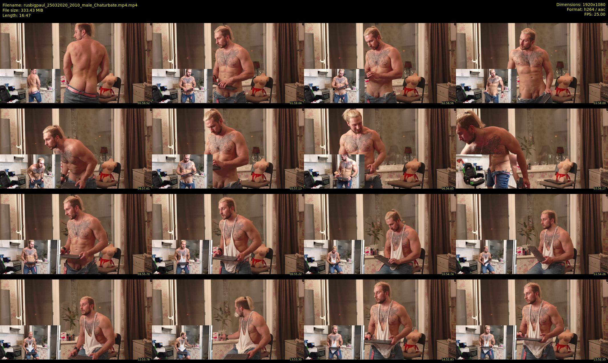 rusbigpaul — 17 minute Chaturbate male cam show recording, 1080p, Mar 25, 2020