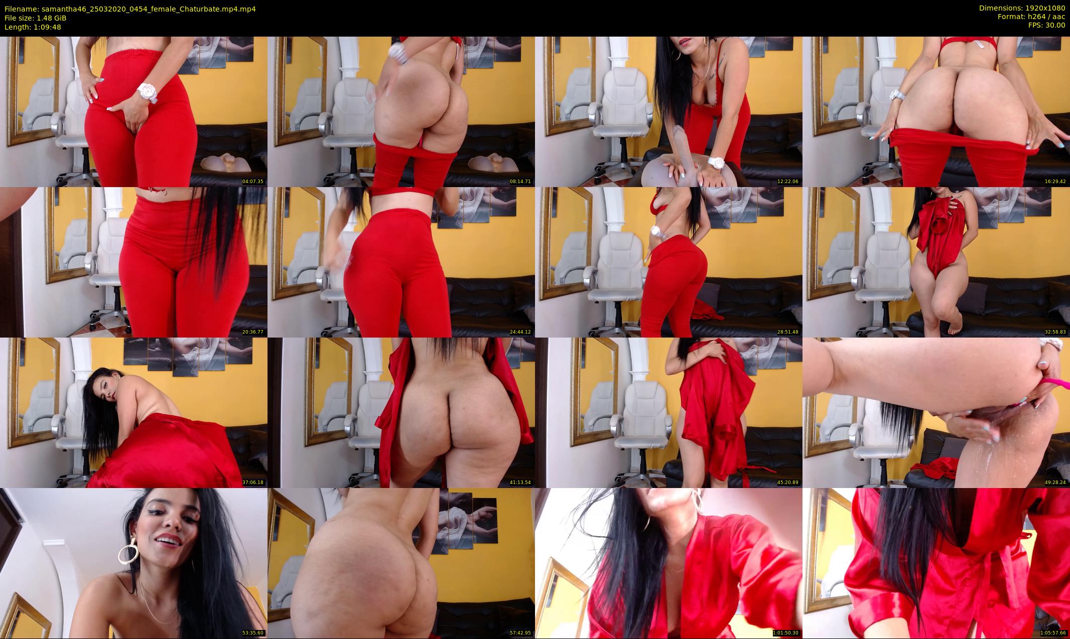 samantha46 — 70 minute Chaturbate female cam show recording, 1080p, Mar 25, 2020
