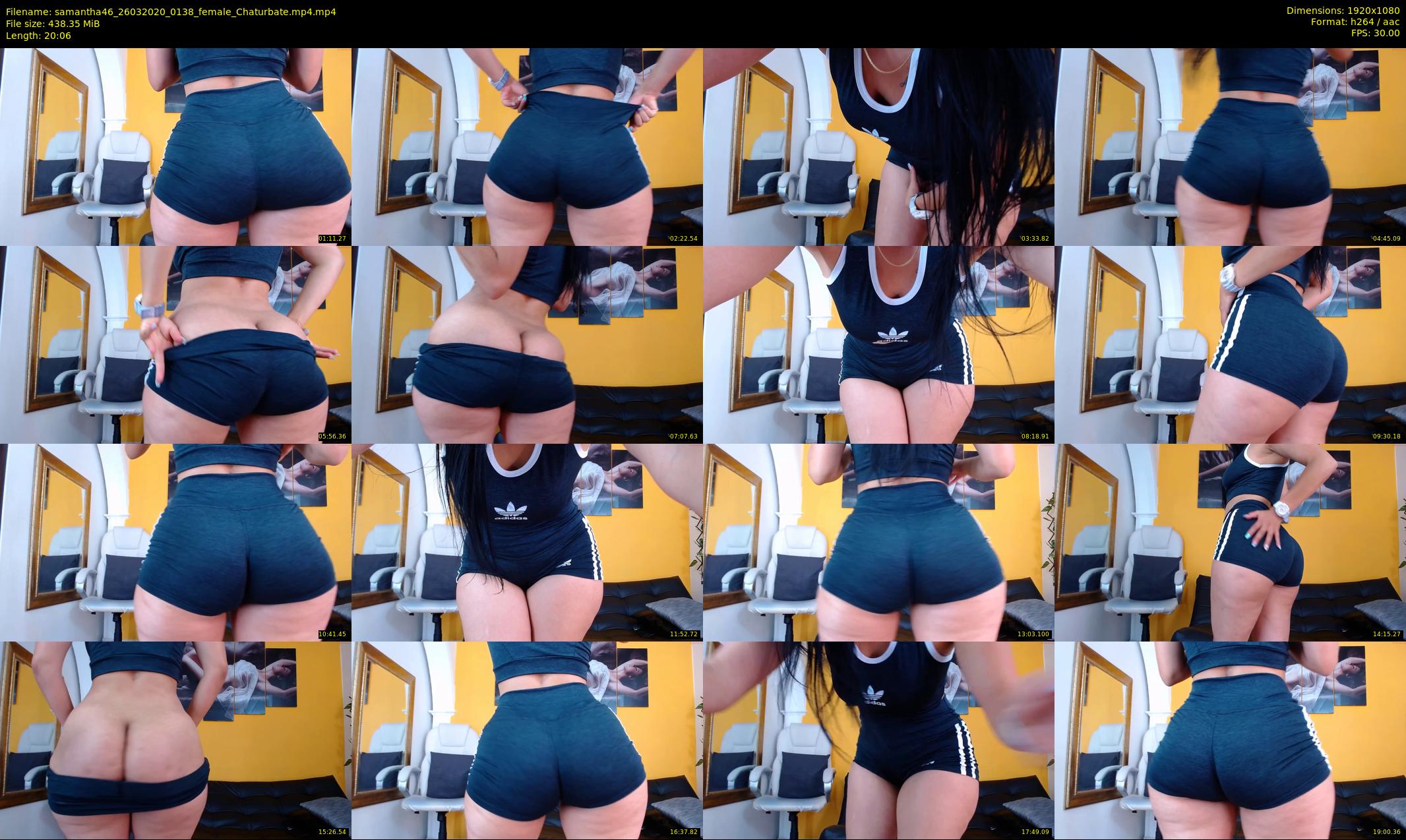 samantha46 — 21 minute Chaturbate female cam show recording, 1080p, Mar 26, 2020