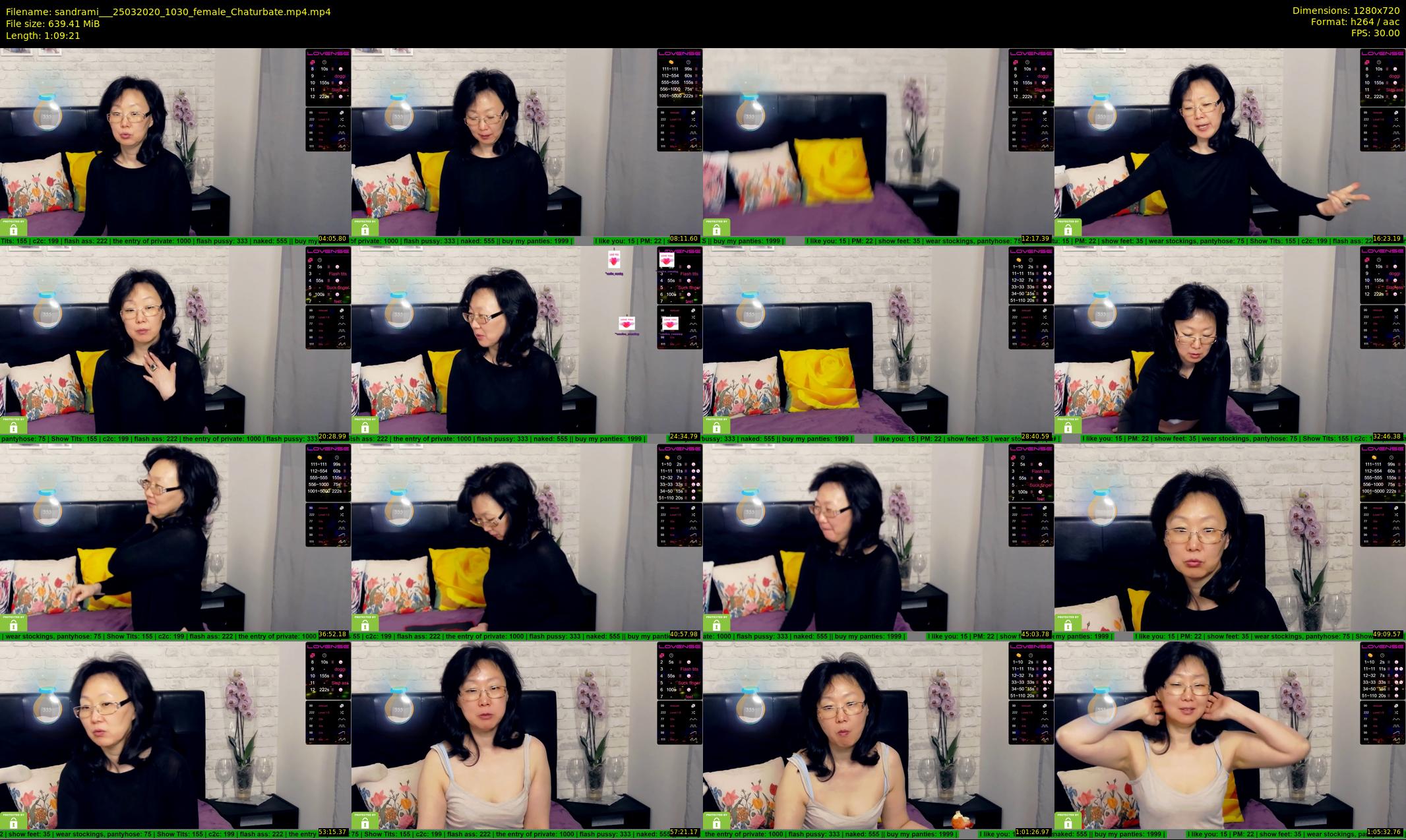 sandrami__ — 70 minute Chaturbate female cam show recording, 720p, Mar 25, 2020