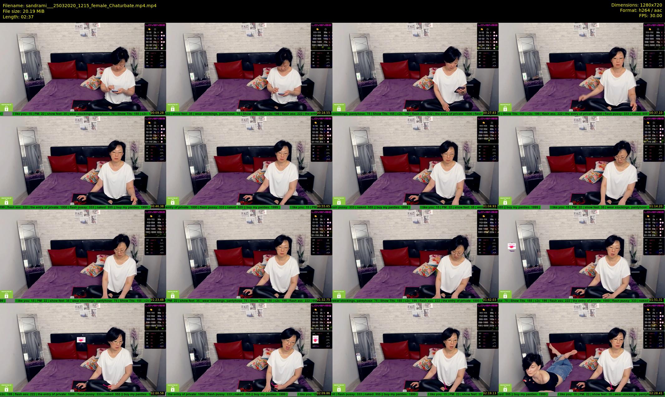 sandrami__ — 3 minute Chaturbate female cam show recording, 720p, Mar 25, 2020