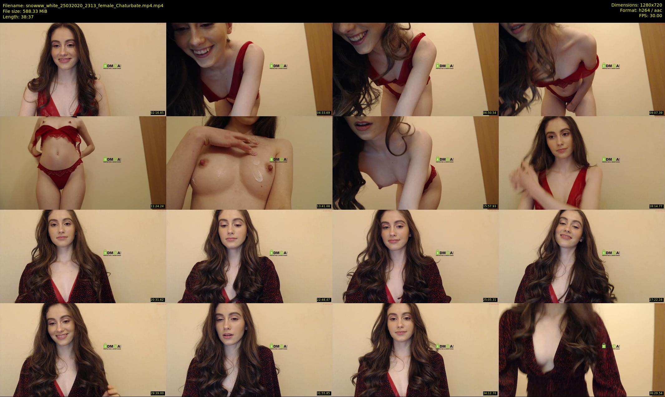 snowww_white — 39 minute Chaturbate female cam show recording, 720p, Mar 25, 2020