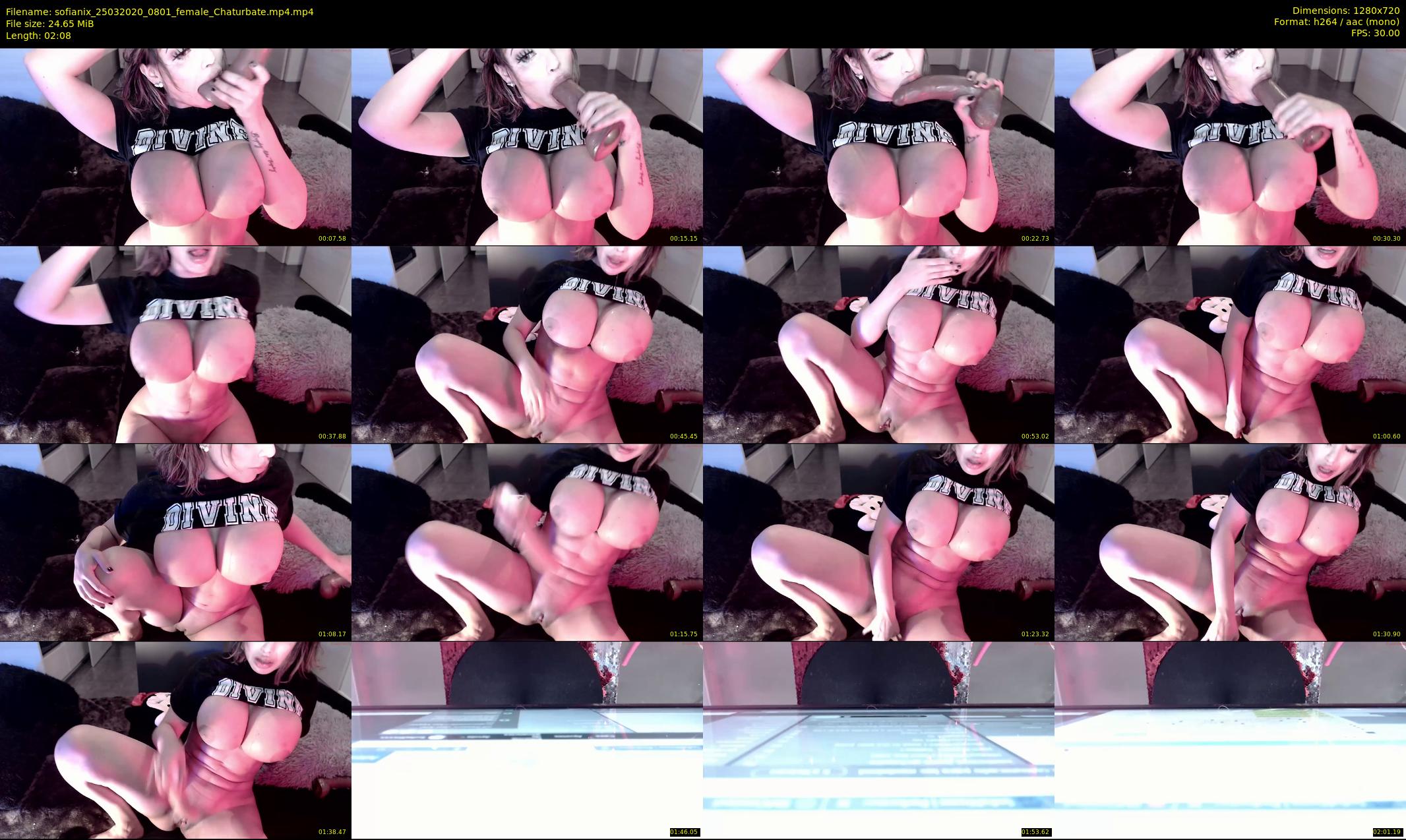 sofianix — 3 minute Chaturbate female cam show recording, 720p, Mar 25, 2020
