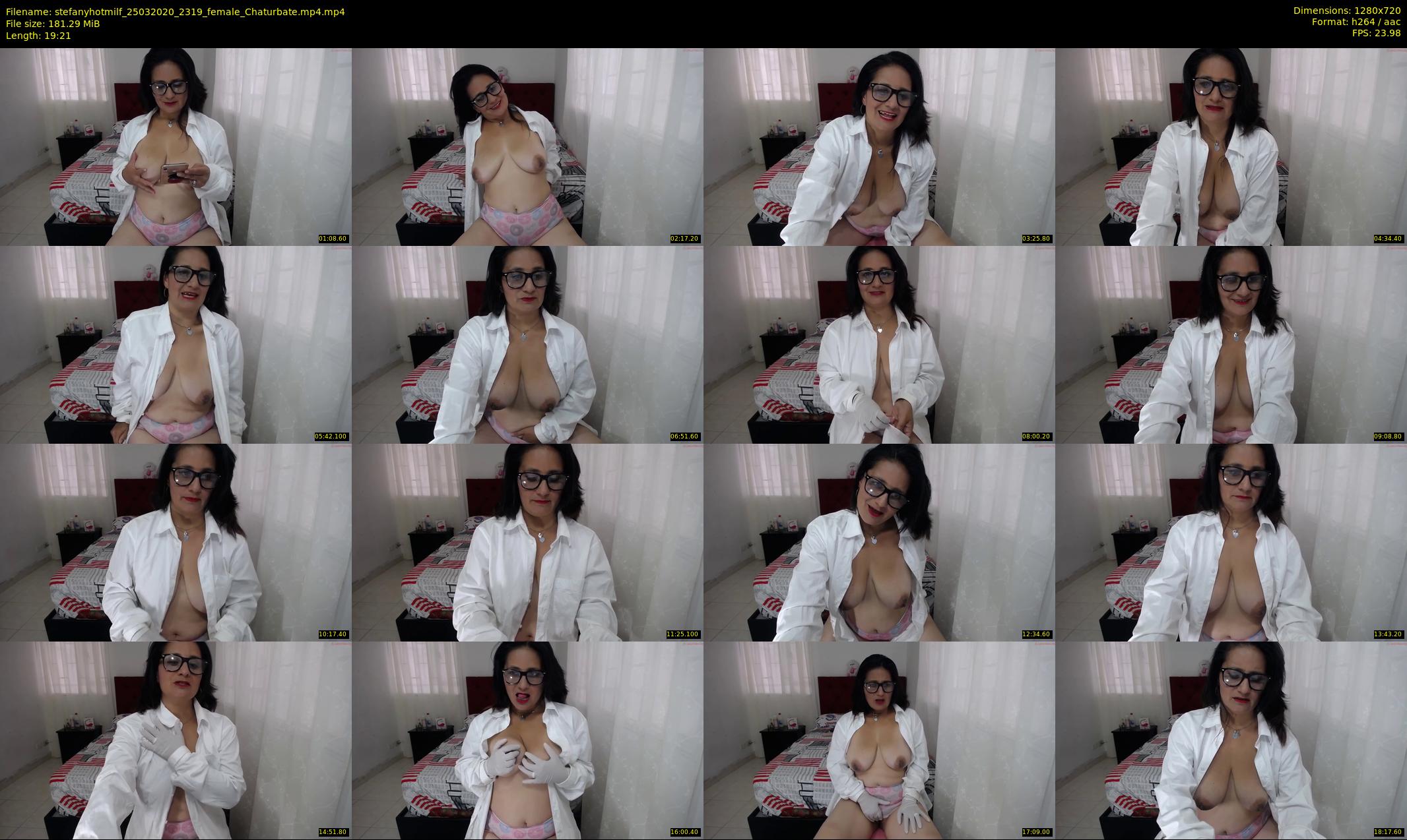stefanyhotmilf — 20 minute Chaturbate female cam show recording, 720p, Mar 25, 2020