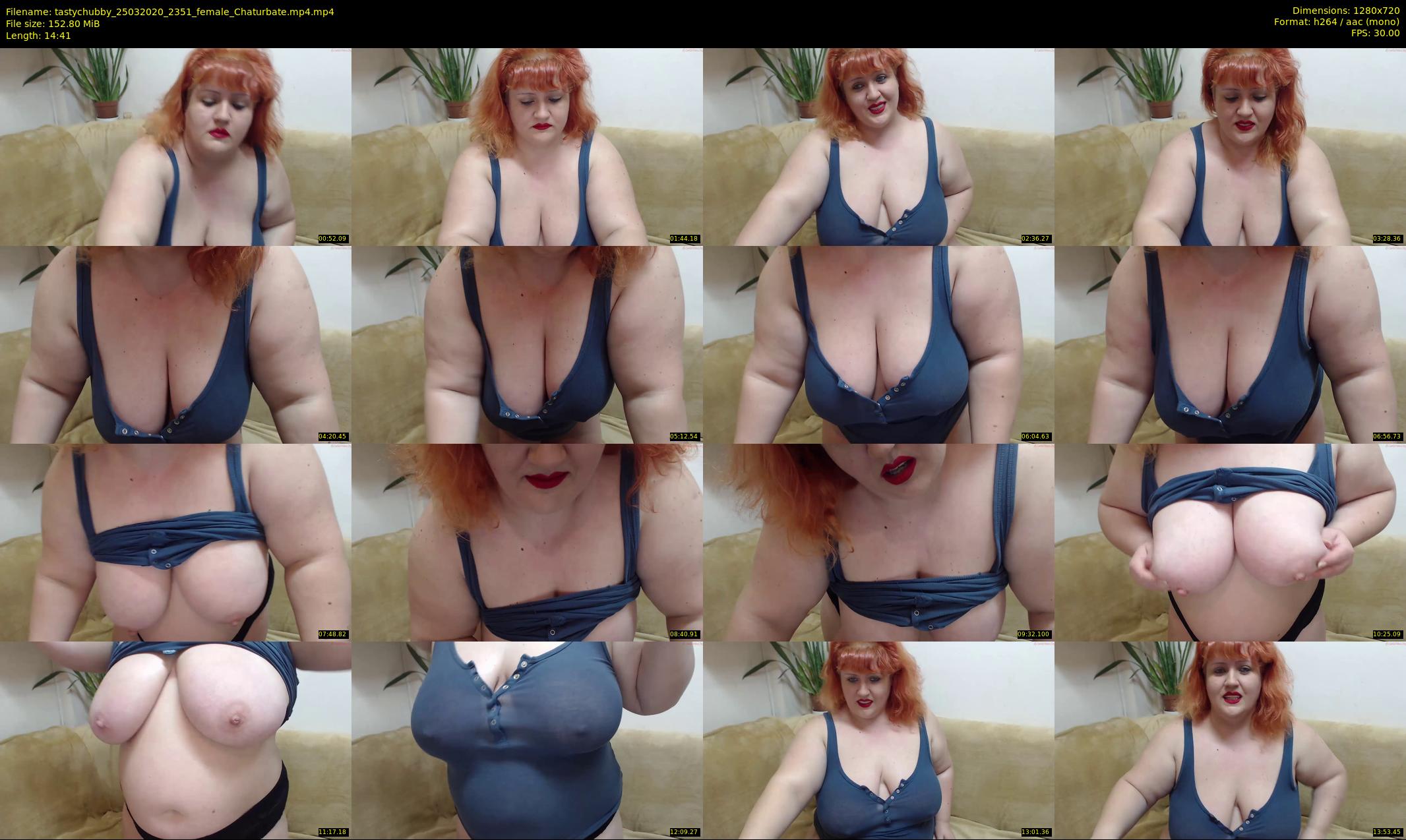 tastychubby — 15 minute Chaturbate female cam show recording, 720p, Mar 25, 2020