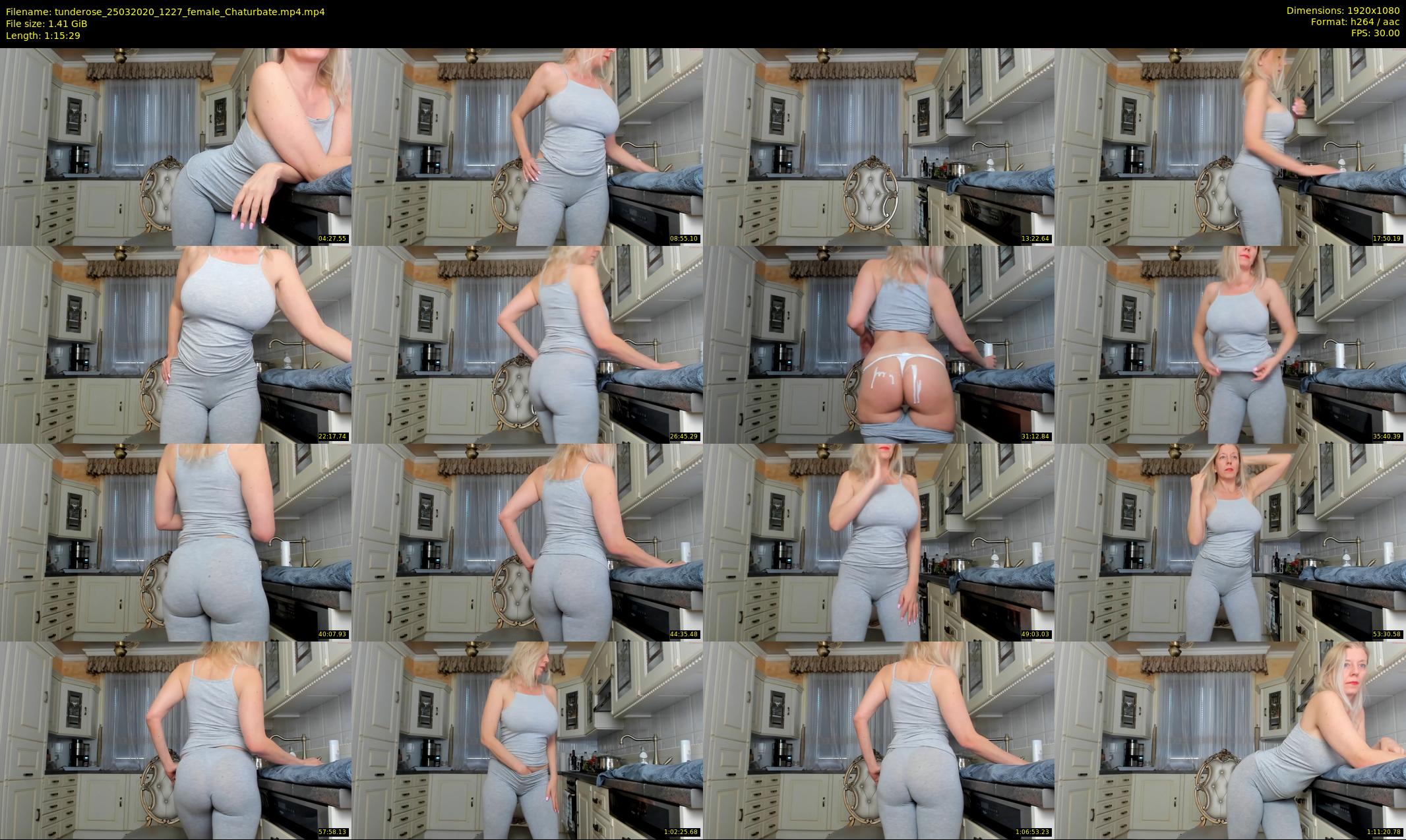 tunderose — 76 minute Chaturbate female cam show recording, 1080p, Mar 25, 2020