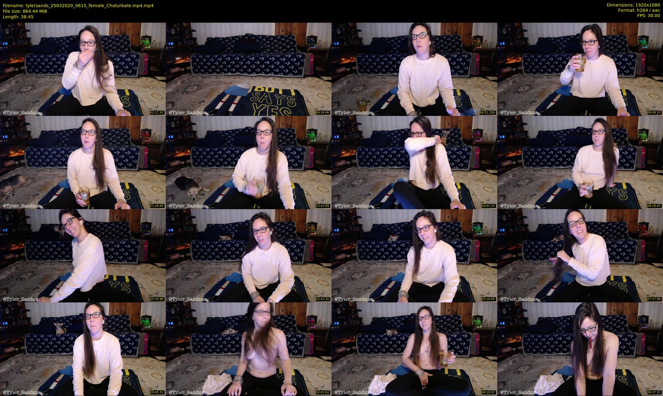 tylersands — 39 minute Chaturbate female cam show recording, 1080p, Mar 25, 2020