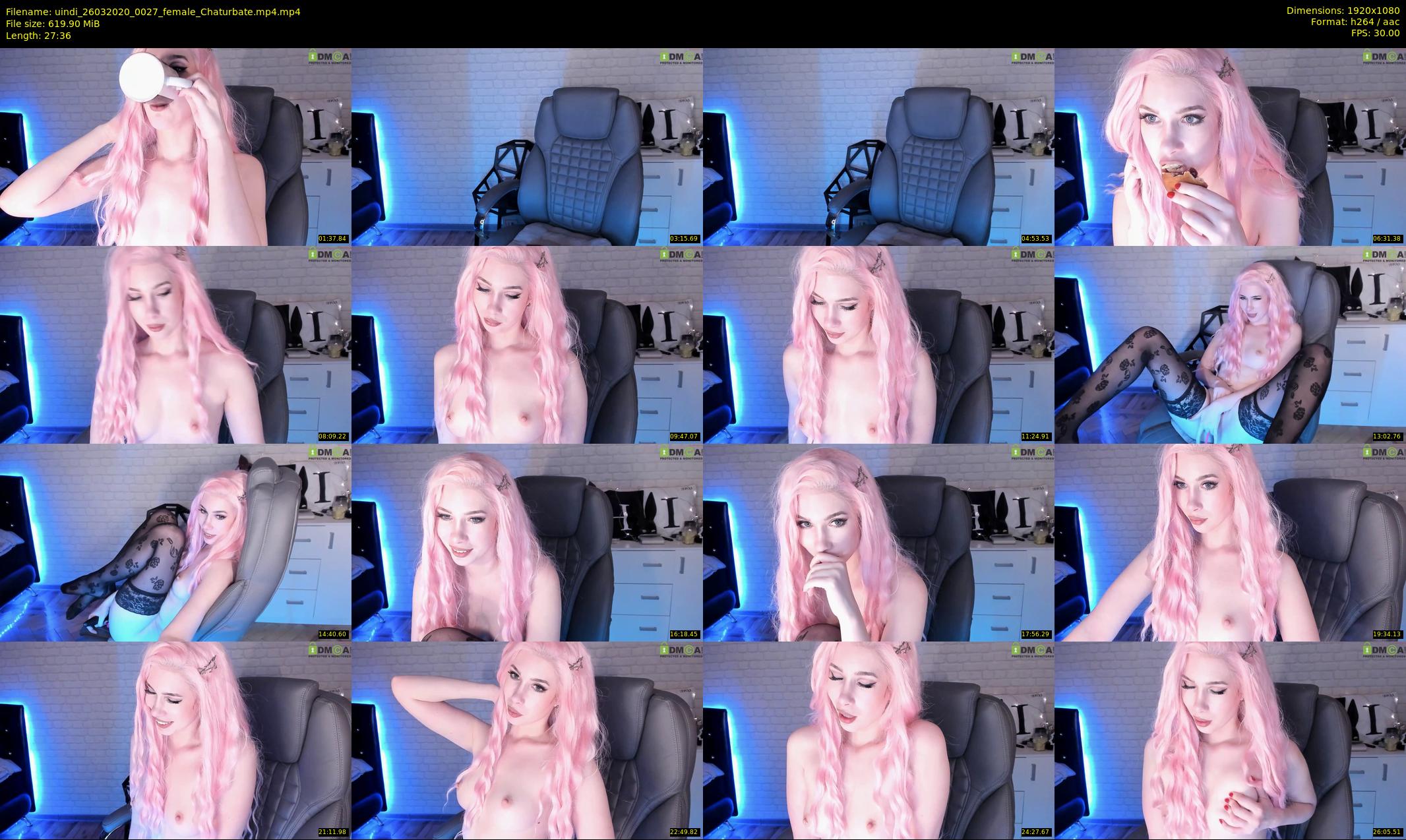 uindi — 28 minute Chaturbate female cam show recording, 1080p, Mar 26, 2020