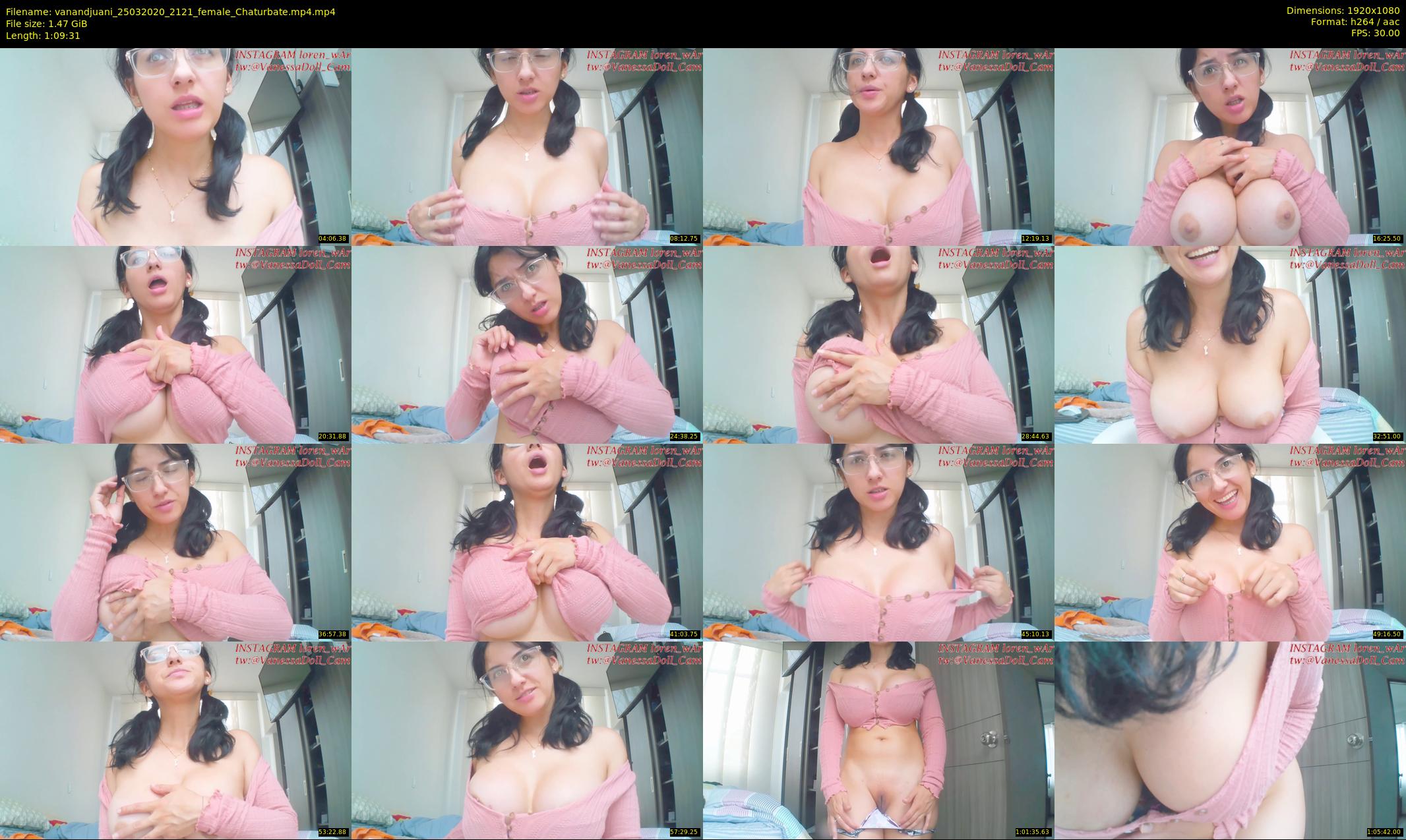vanandjuani — 70 minute Chaturbate female cam show recording, 1080p, Mar 25, 2020
