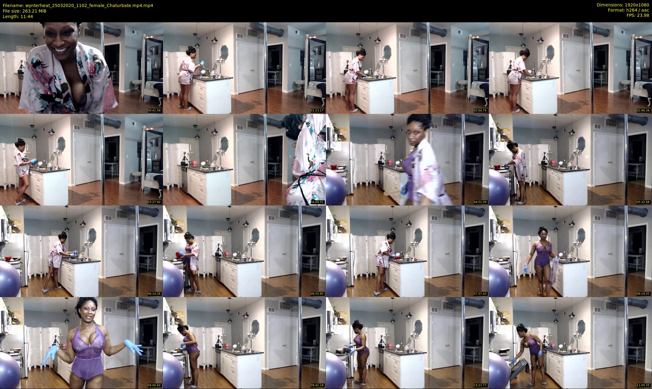wynterheat — 12 minute Chaturbate female cam show recording, 1080p, Mar 25, 2020