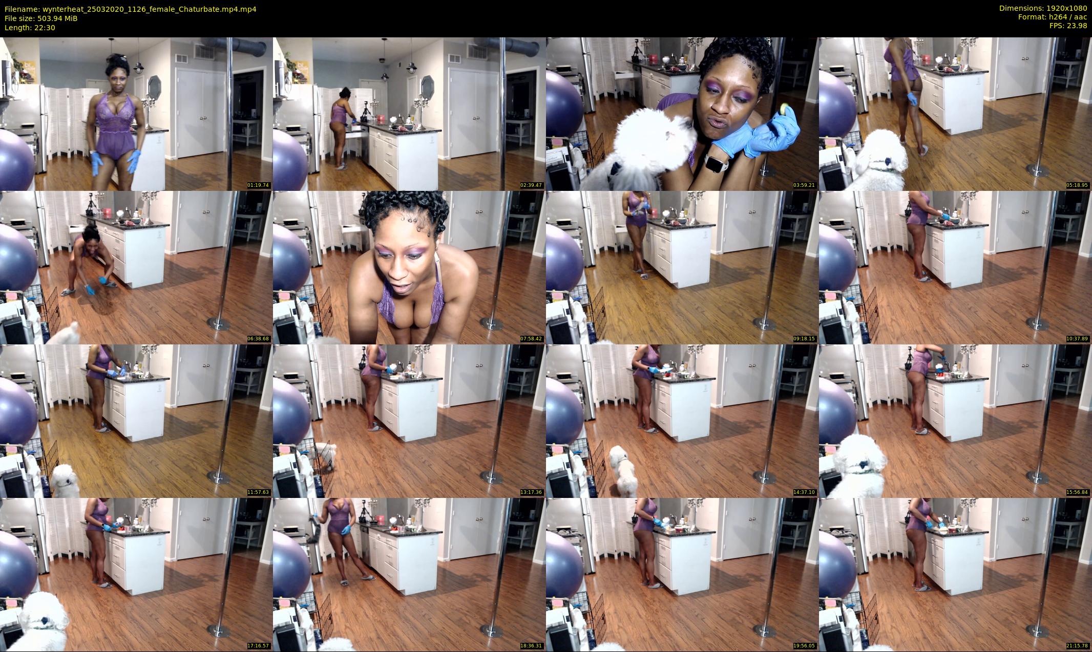 wynterheat — 23 minute Chaturbate female cam show recording, 1080p, Mar 25, 2020