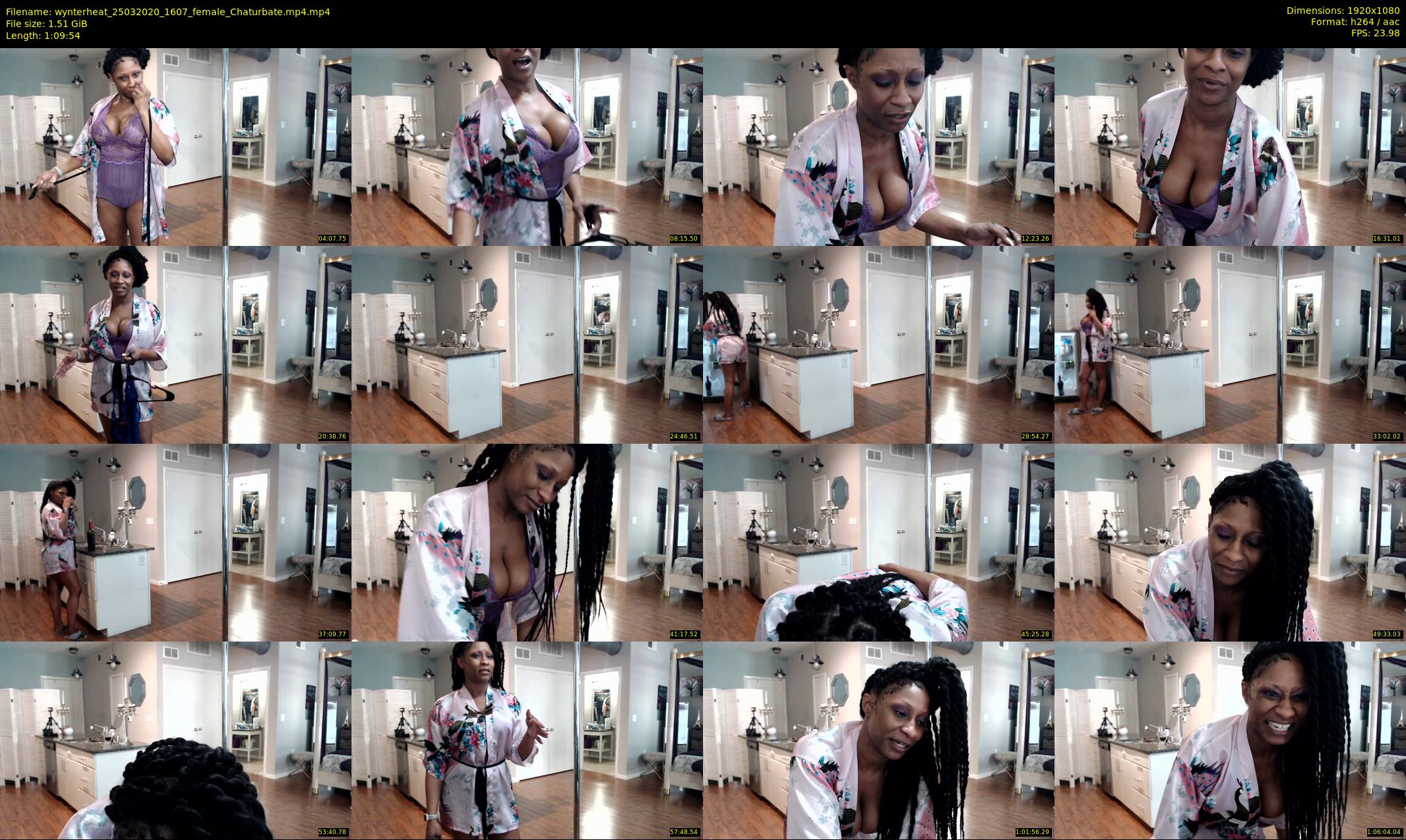 wynterheat — 70 minute Chaturbate female cam show recording, 1080p, Mar 25, 2020