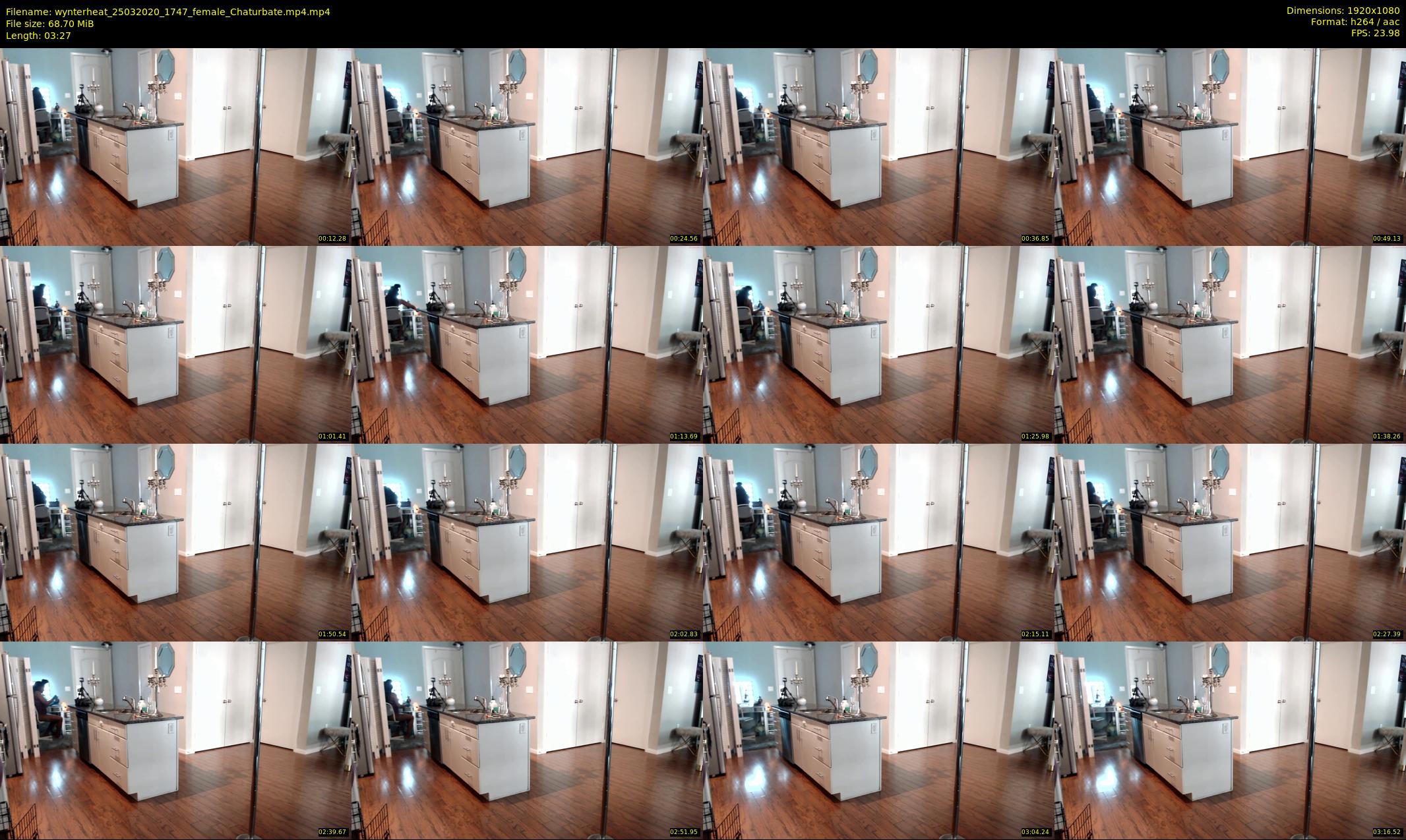 wynterheat — 4 minute Chaturbate female cam show recording, 1080p, Mar 25, 2020