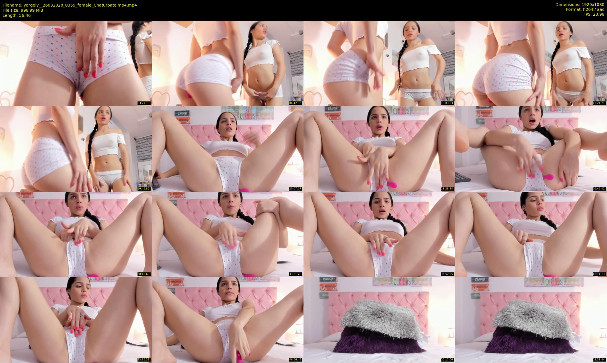 yorgely_ — 57 minute Chaturbate female cam show recording, 1080p, Mar 26, 2020