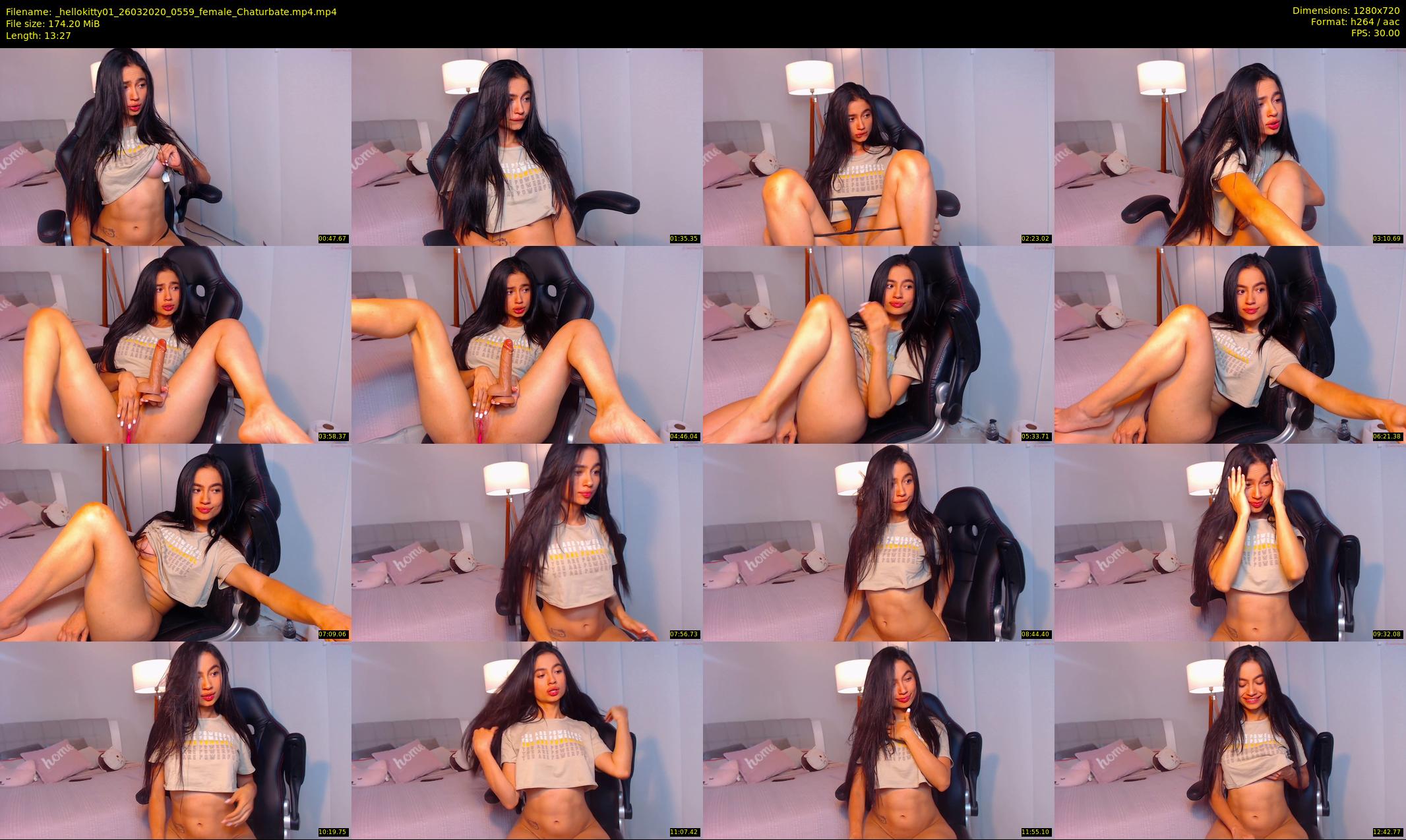 _hellokitty01 — 14 minute Chaturbate female cam show recording, 720p, Mar 26, 2020