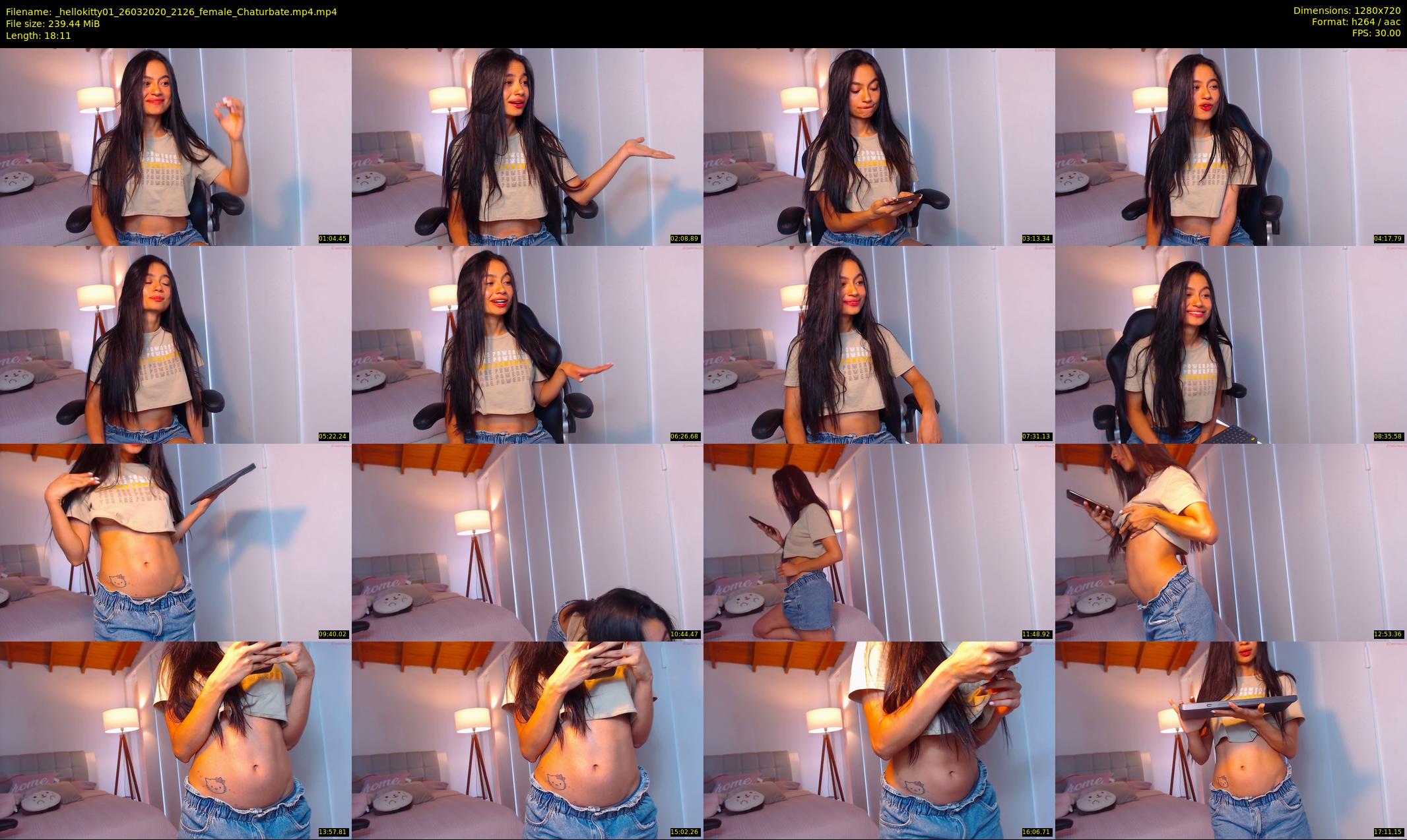 _hellokitty01 — 19 minute Chaturbate female cam show recording, 720p, Mar 26, 2020