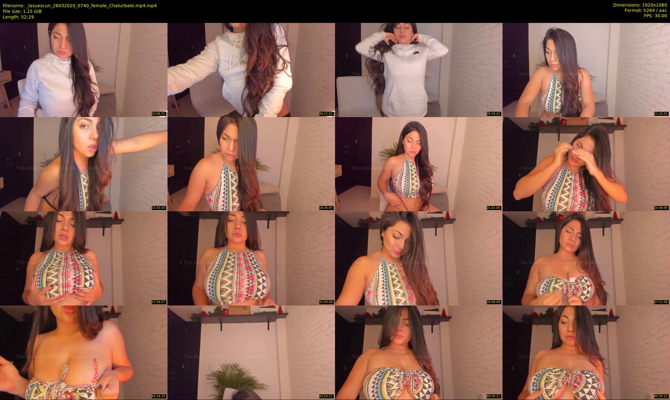 _lasuescun — 53 minute Chaturbate female cam show recording, 1080p, Mar 26, 2020