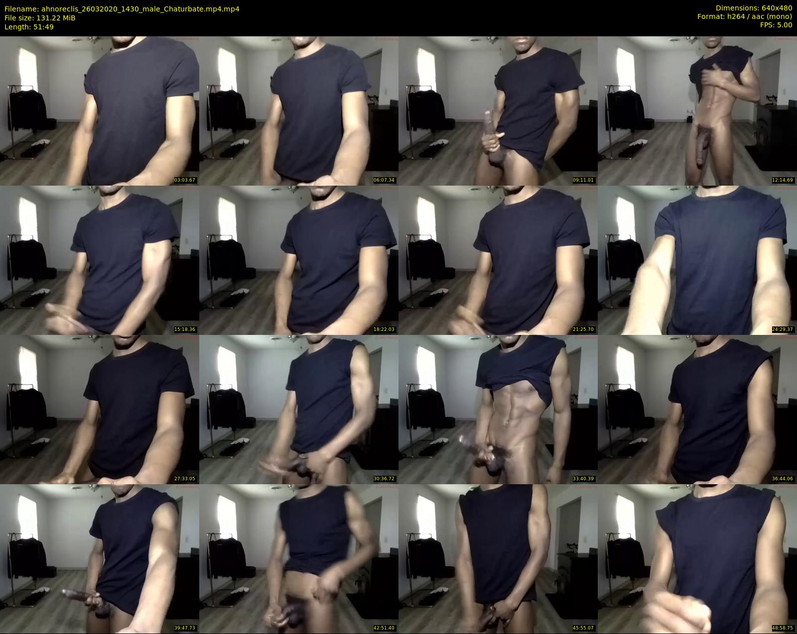 ahnoreclis — 52 minute Chaturbate male cam show recording, 480p, Mar 26, 2020