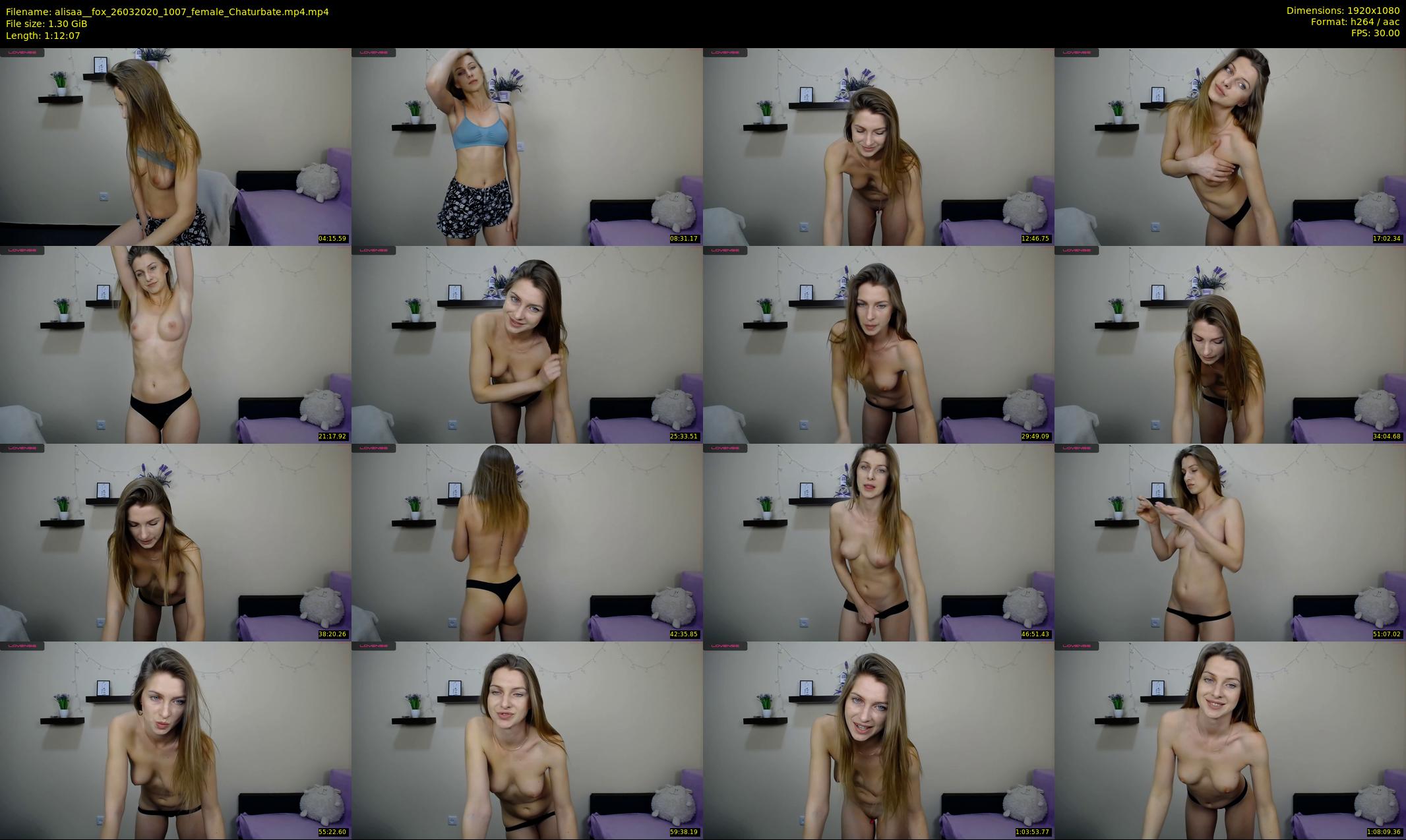 alisaa__fox — 73 minute Chaturbate female cam show recording, 1080p, Mar 26, 2020