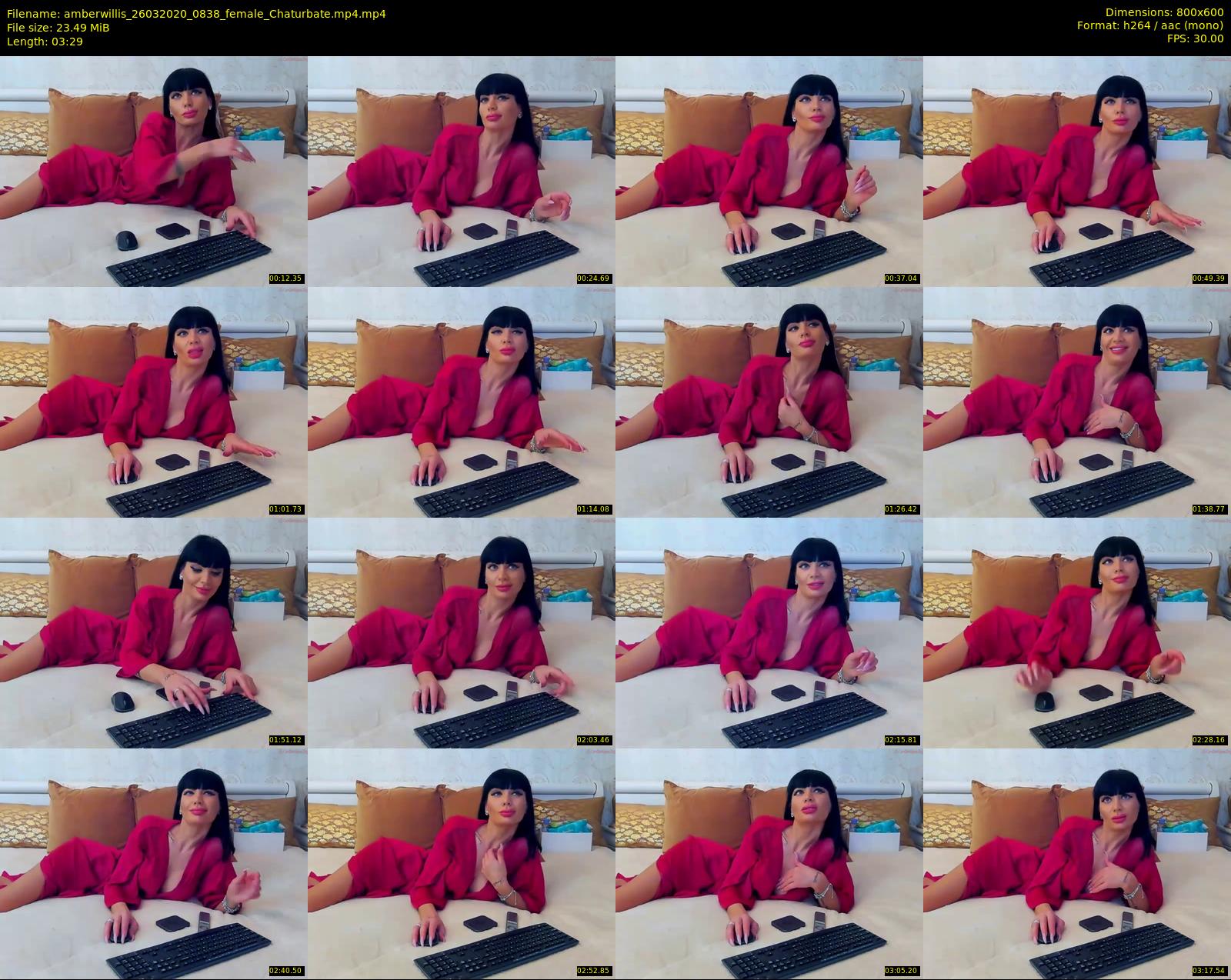 amberwillis — 4 minute Chaturbate female cam show recording, 480p, Mar 26, 2020