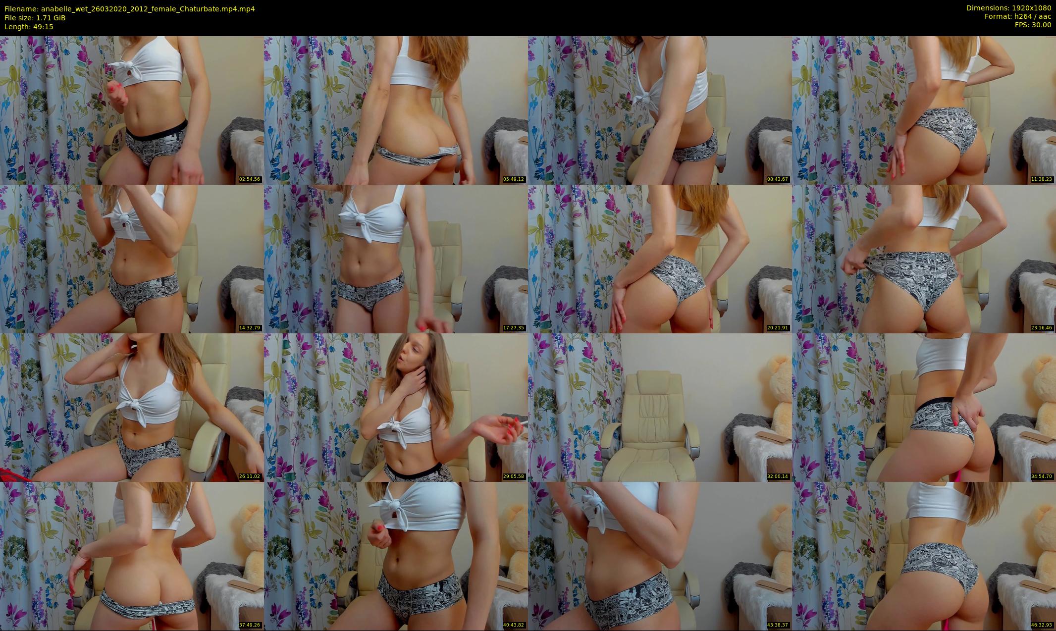 anabelle_wet — 50 minute Chaturbate female cam show recording, 1080p, Mar 26, 2020