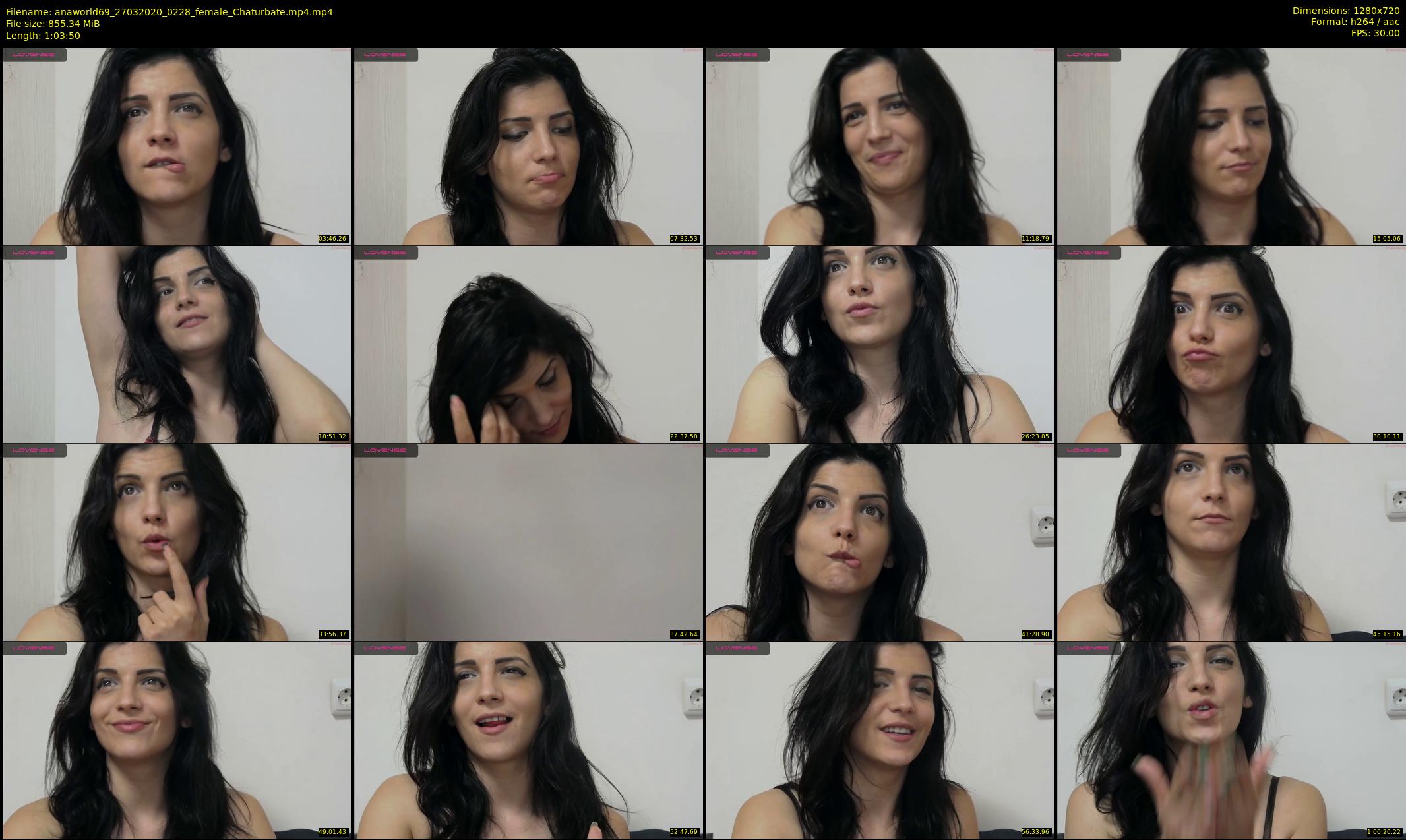 anaworld69 — 64 minute Chaturbate female cam show recording, 720p, Mar 27, 2020