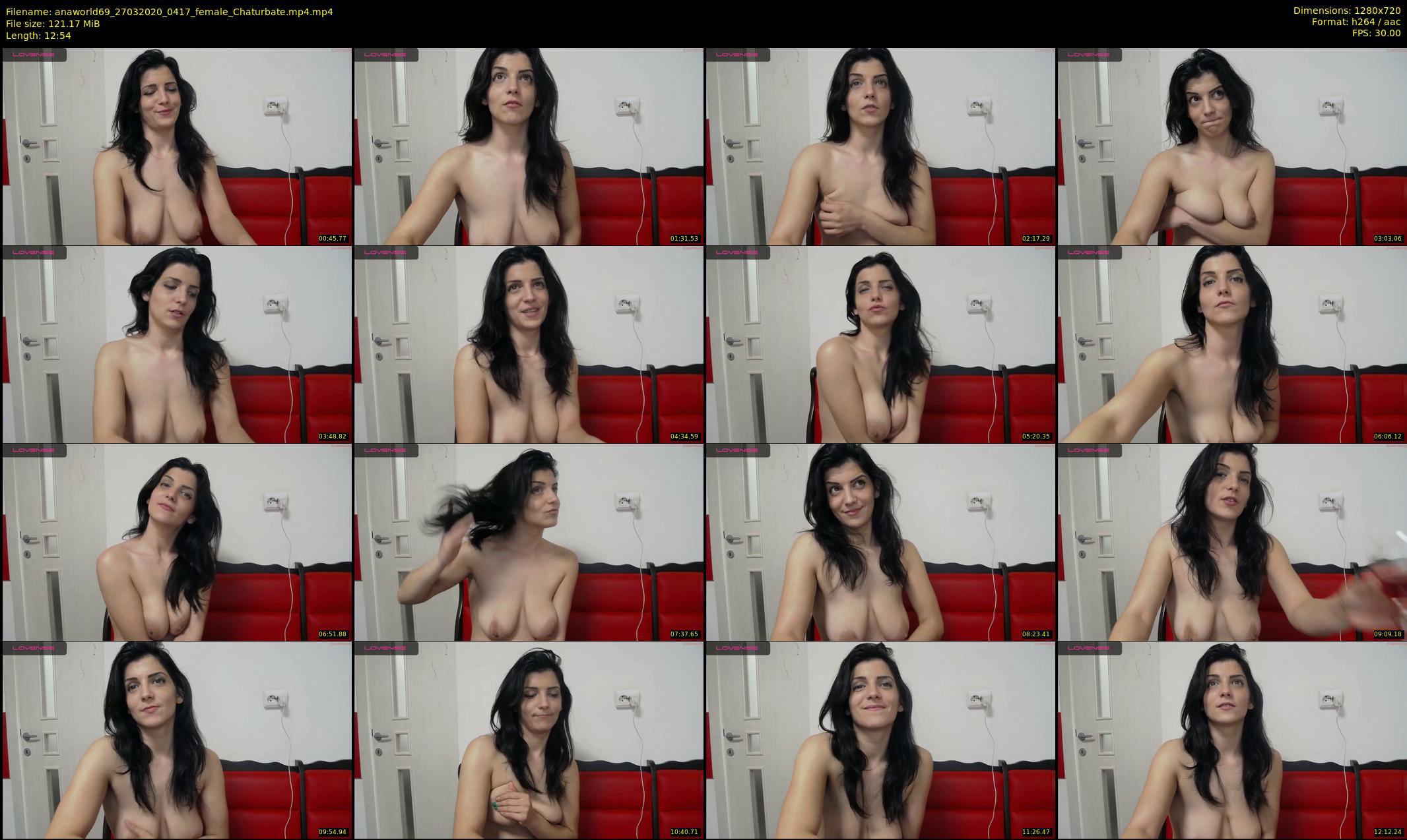 anaworld69 — 13 minute Chaturbate female cam show recording, 720p, Mar 27, 2020