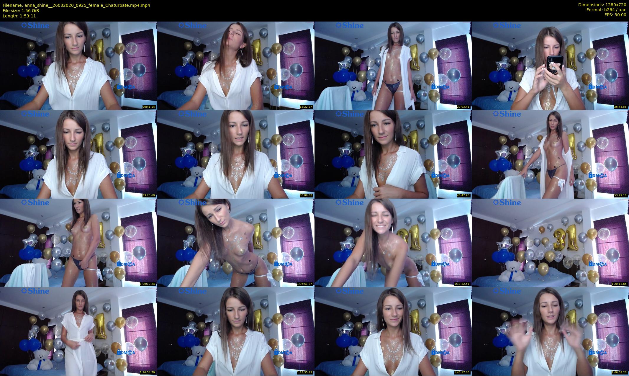 anna_shine_ — 114 minute Chaturbate female cam show recording, 720p, Mar 26, 2020
