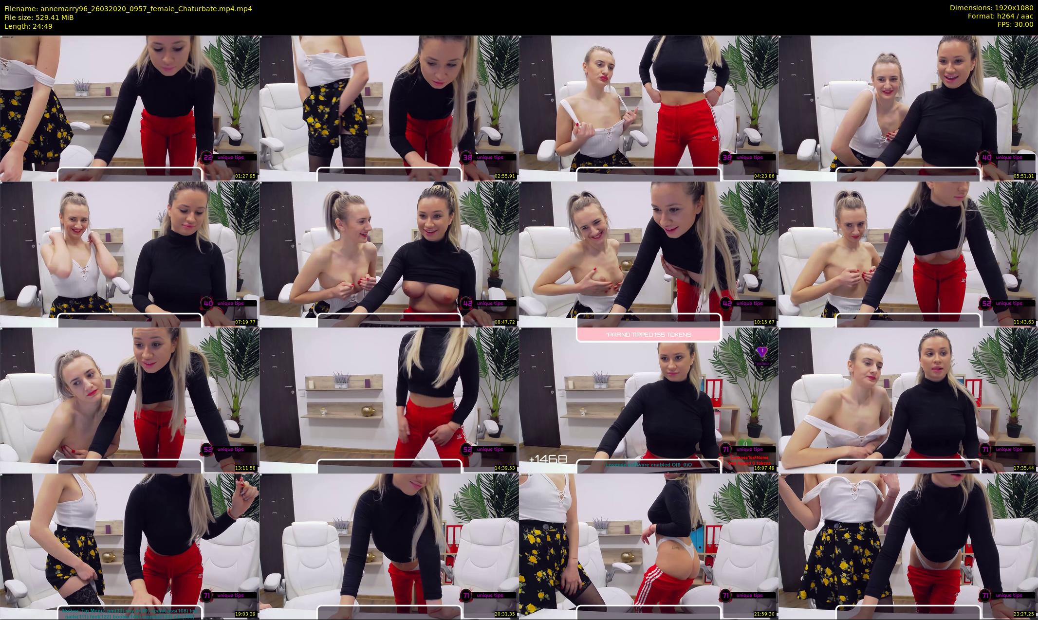 annemarry96 — 25 minute Chaturbate female cam show recording, 1080p, Mar 26, 2020