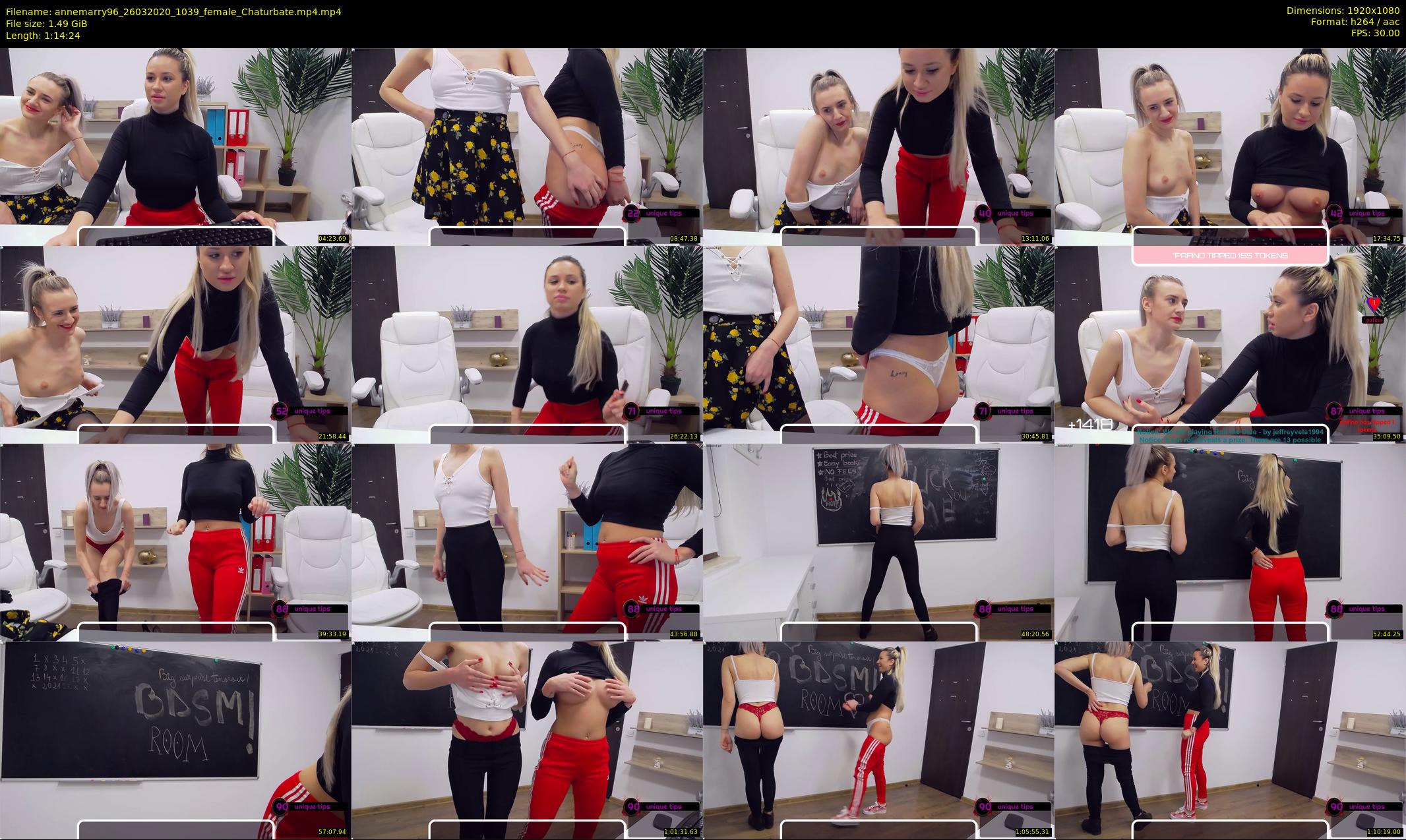 annemarry96 — 75 minute Chaturbate female cam show recording, 1080p, Mar 26, 2020