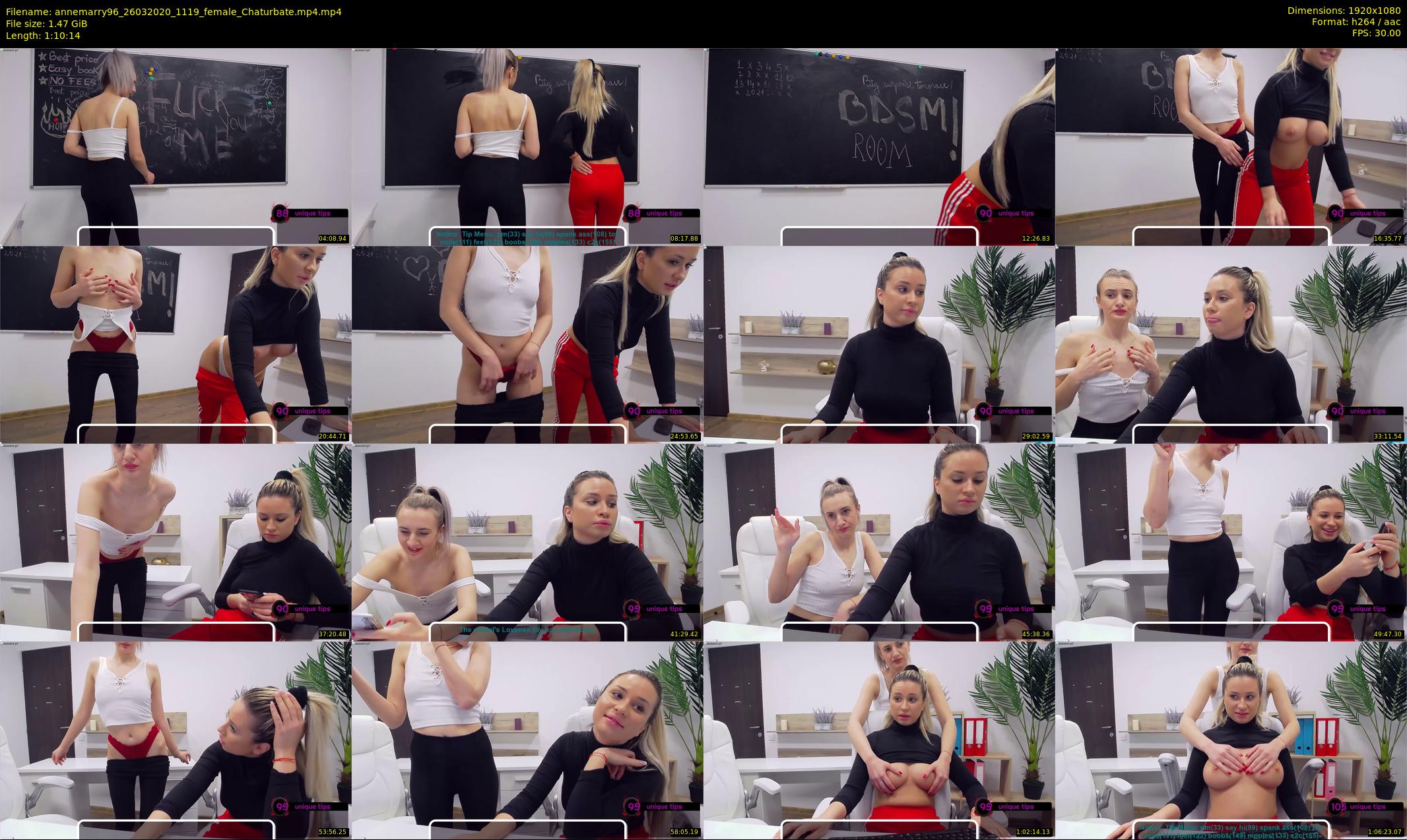 annemarry96 — 71 minute Chaturbate female cam show recording, 1080p, Mar 26, 2020