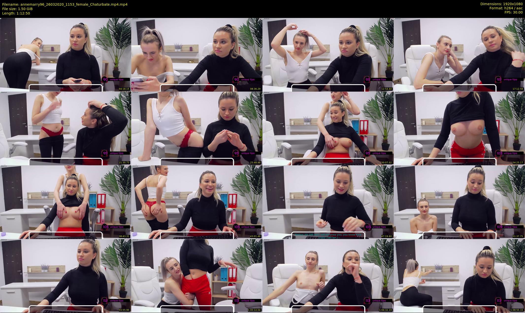 annemarry96 — 73 minute Chaturbate female cam show recording, 1080p, Mar 26, 2020