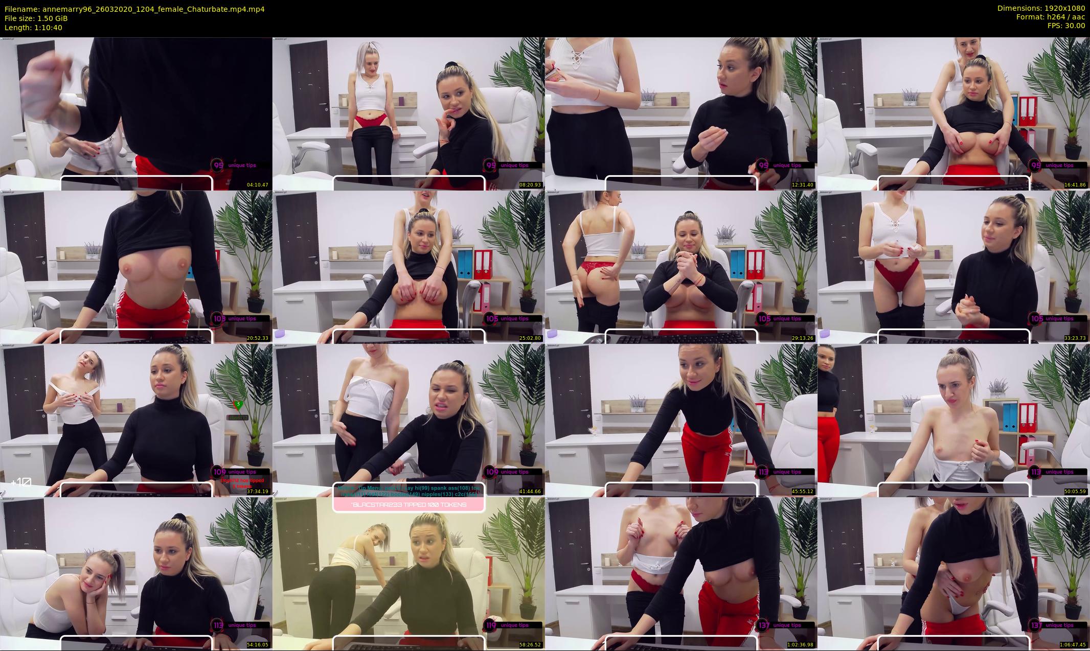annemarry96 — 71 minute Chaturbate female cam show recording, 1080p, Mar 26, 2020