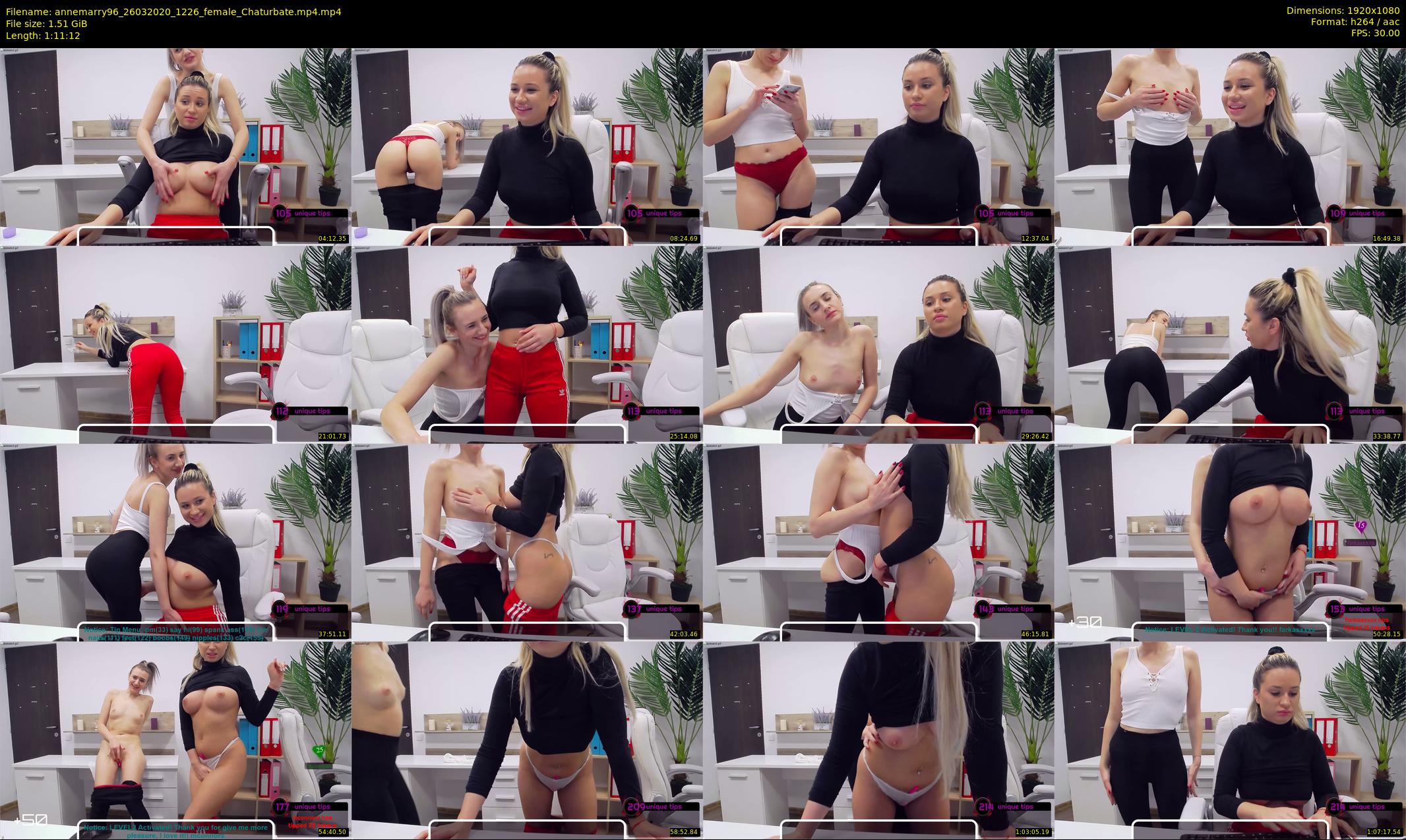 annemarry96 — 72 minute Chaturbate female cam show recording, 1080p, Mar 26, 2020