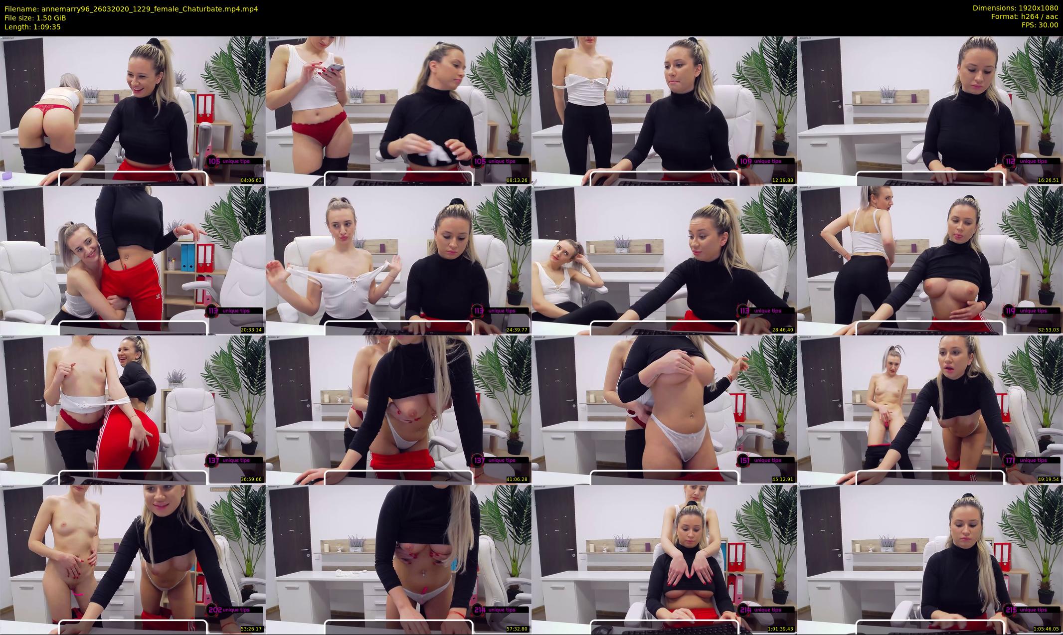 annemarry96 — 70 minute Chaturbate female cam show recording, 1080p, Mar 26, 2020