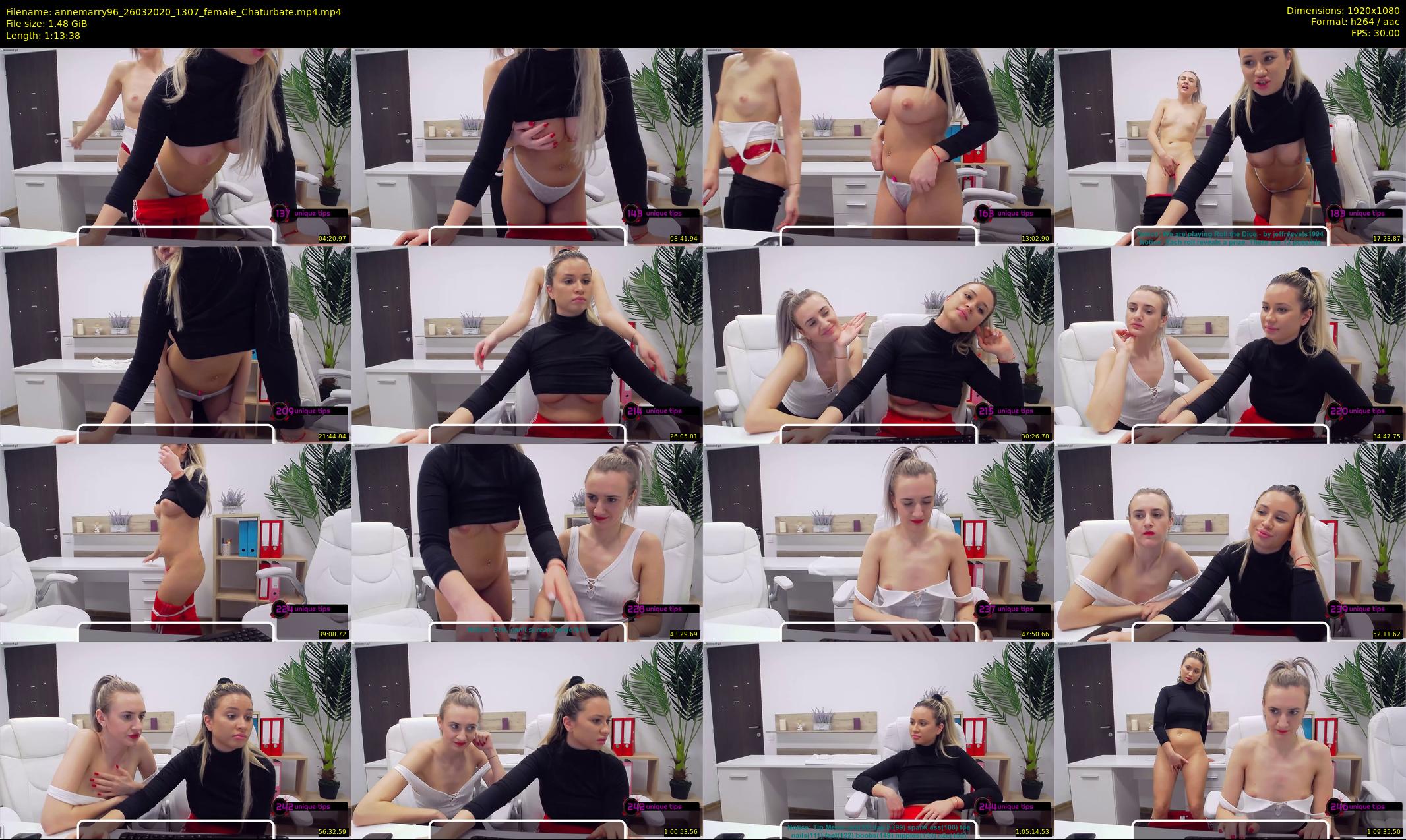 annemarry96 — 74 minute Chaturbate female cam show recording, 1080p, Mar 26, 2020
