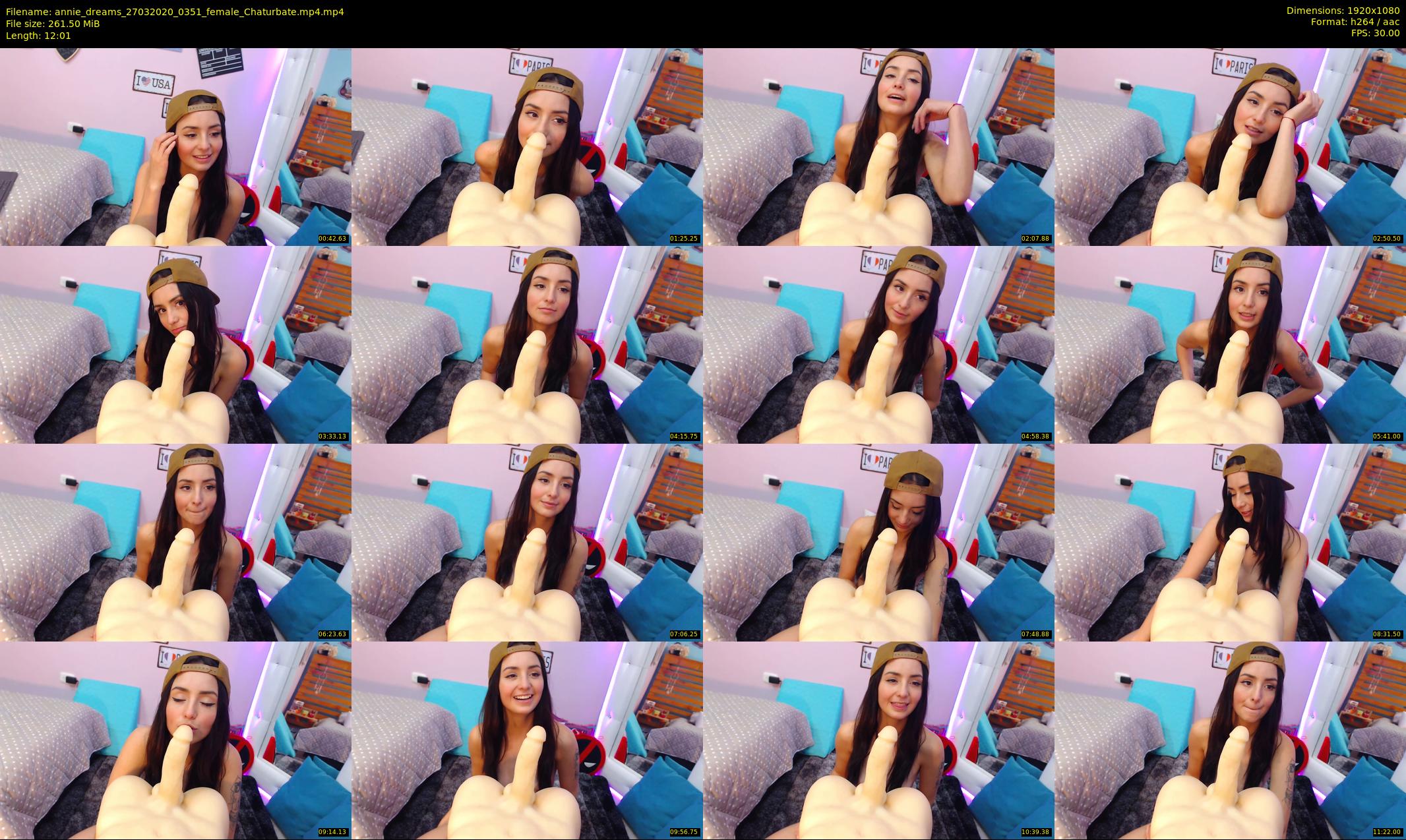 annie_dreams — 13 minute Chaturbate female cam show recording, 1080p, Mar 27, 2020