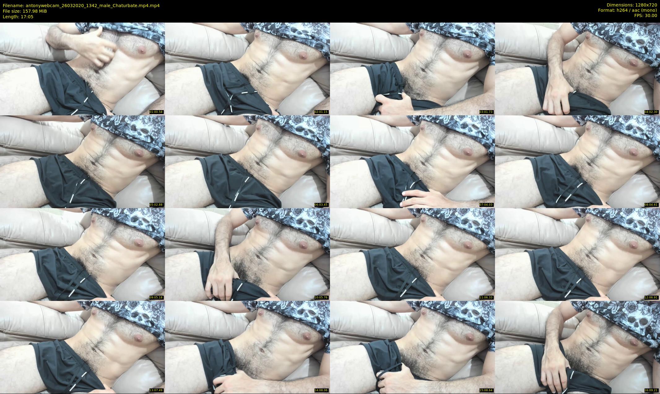 antonywebcam — 18 minute Chaturbate male cam show recording, 720p, Mar 26, 2020