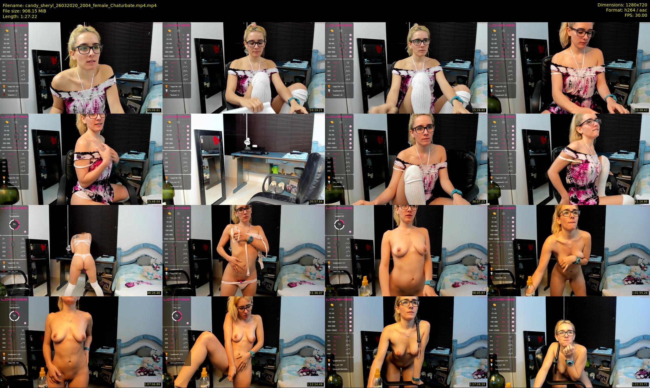 candy_sheryl — 88 minute Chaturbate female cam show recording, 720p, Mar 26, 2020