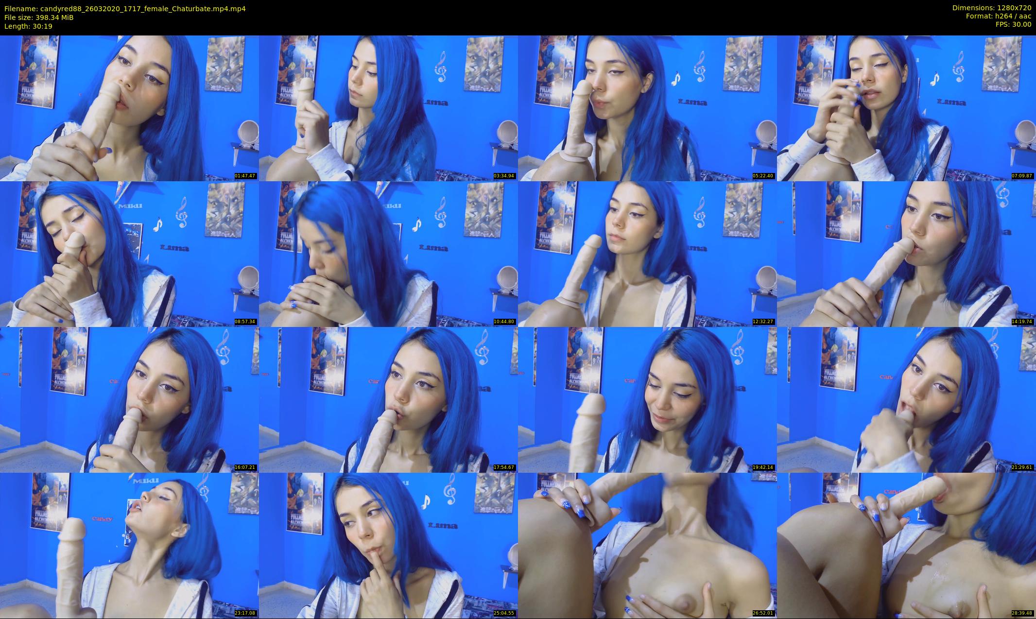candyred88 — 31 minute Chaturbate female cam show recording, 720p, Mar 26, 2020