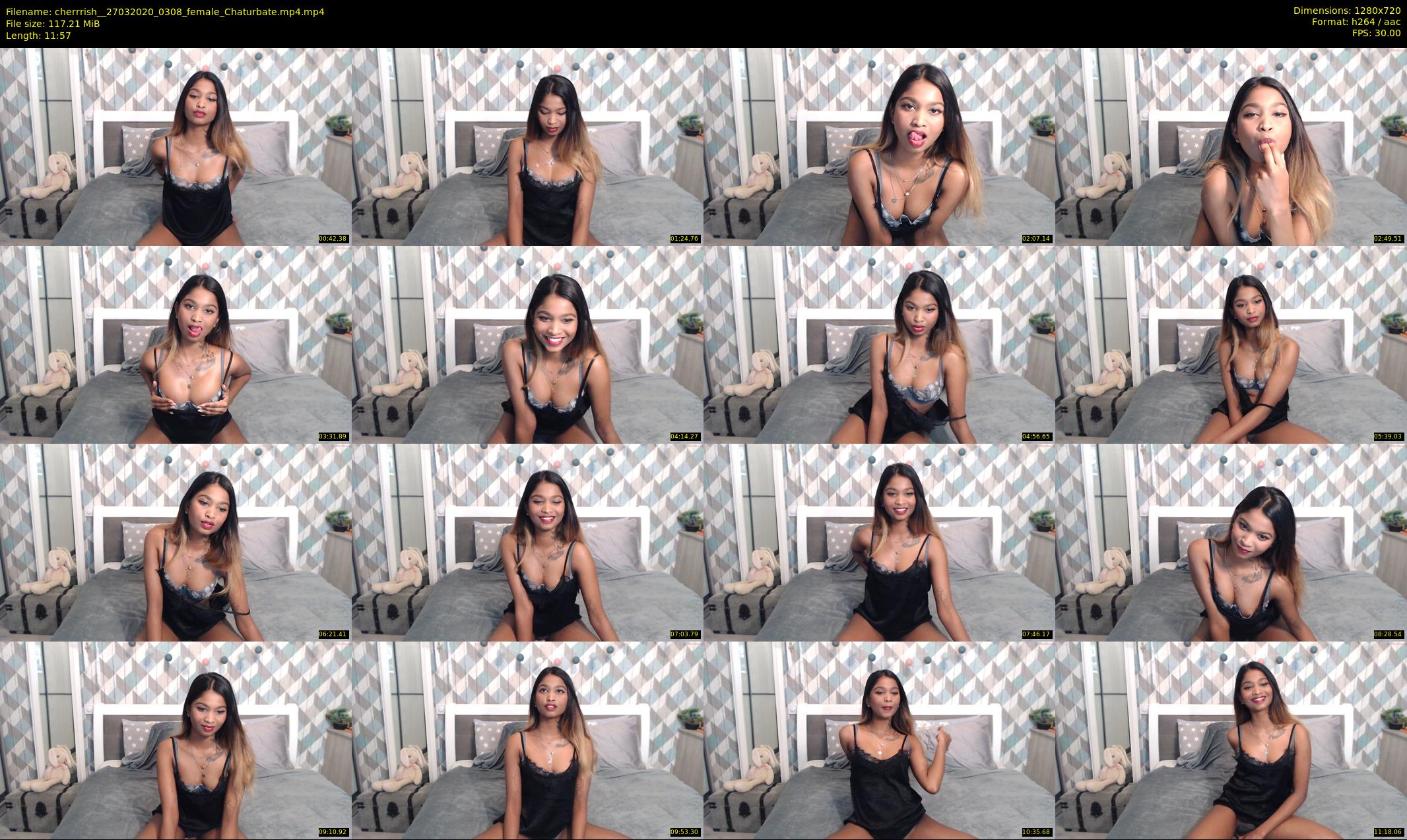 cherrrish_ — 12 minute Chaturbate female cam show recording, 720p, Mar 27, 2020