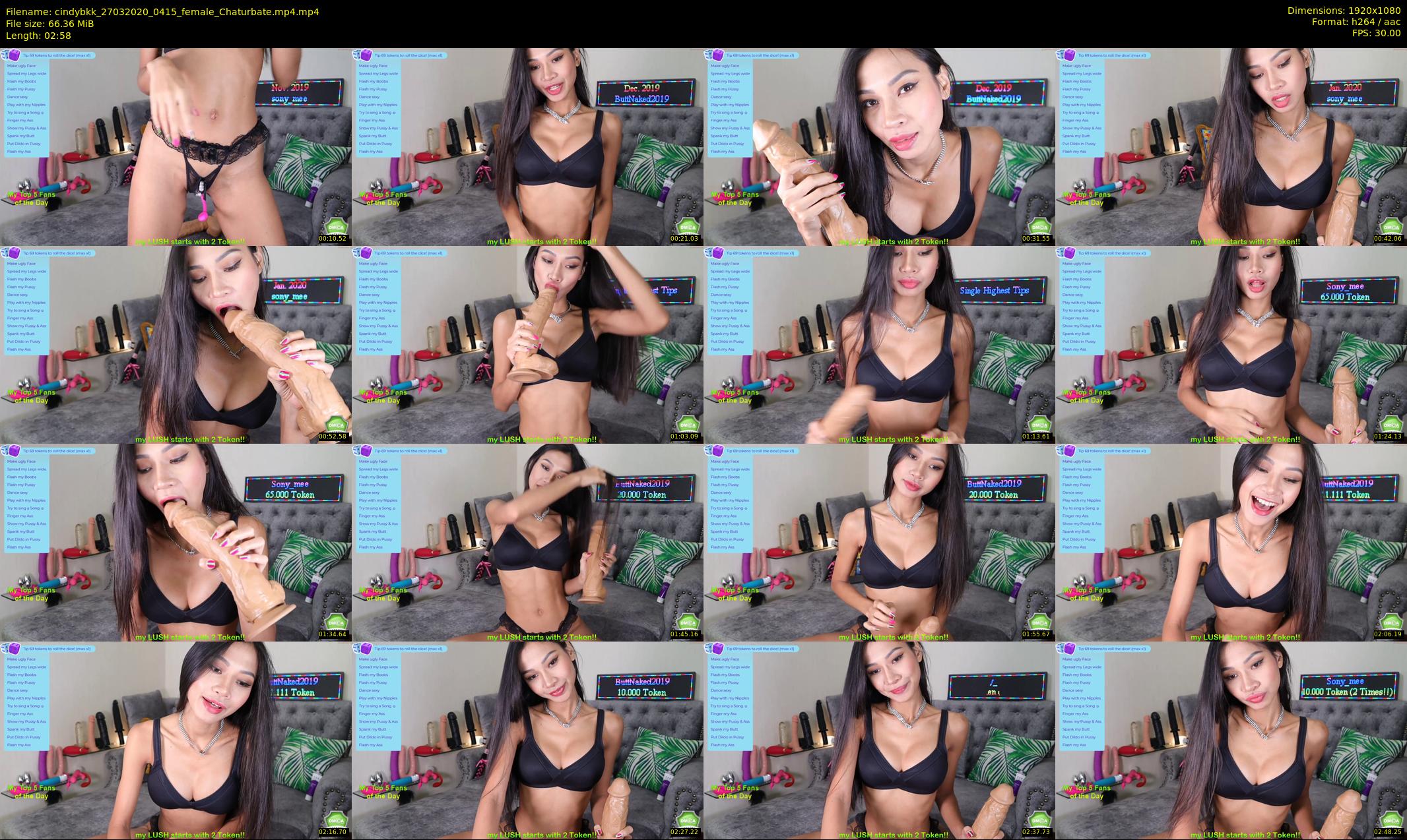 cindybkk — 3 minute Chaturbate female cam show recording, 1080p, Mar 27, 2020