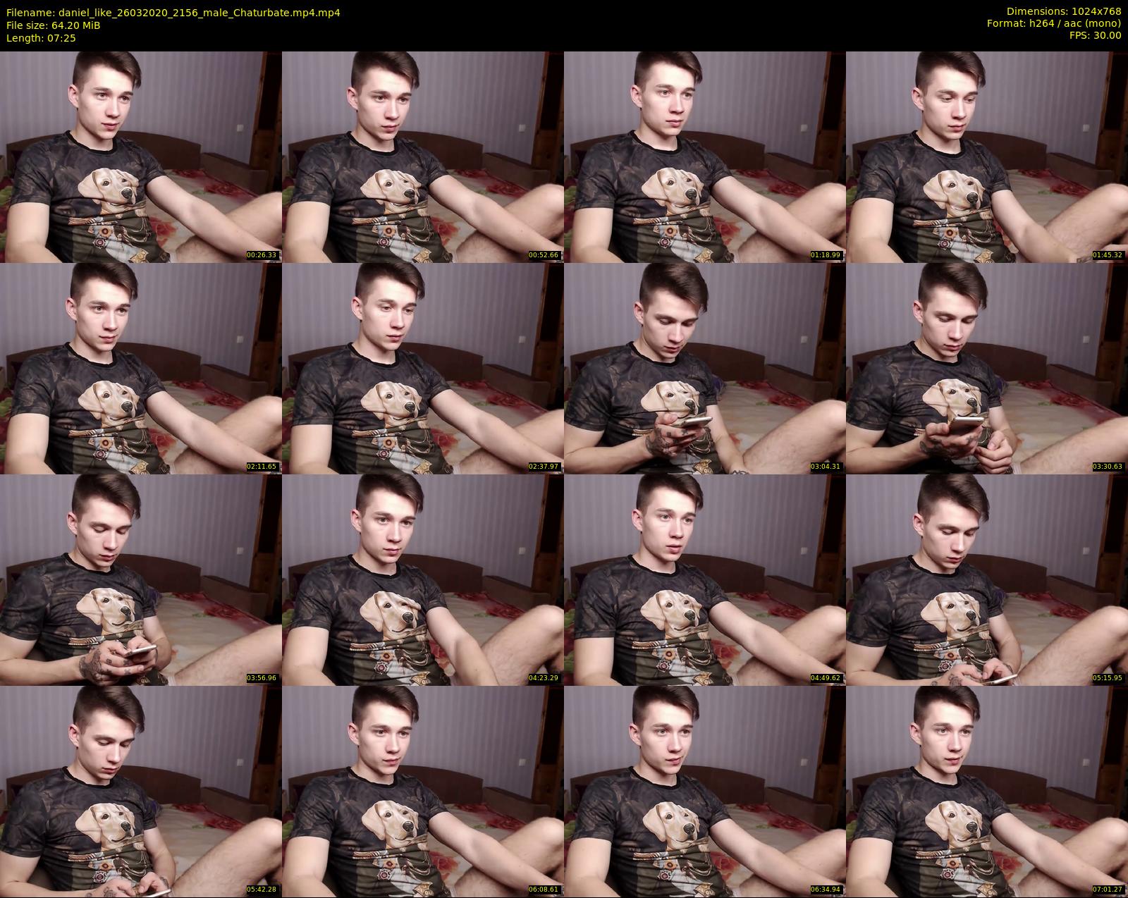 daniel_like — 8 minute Chaturbate male cam show recording, 720p, Mar 26, 2020