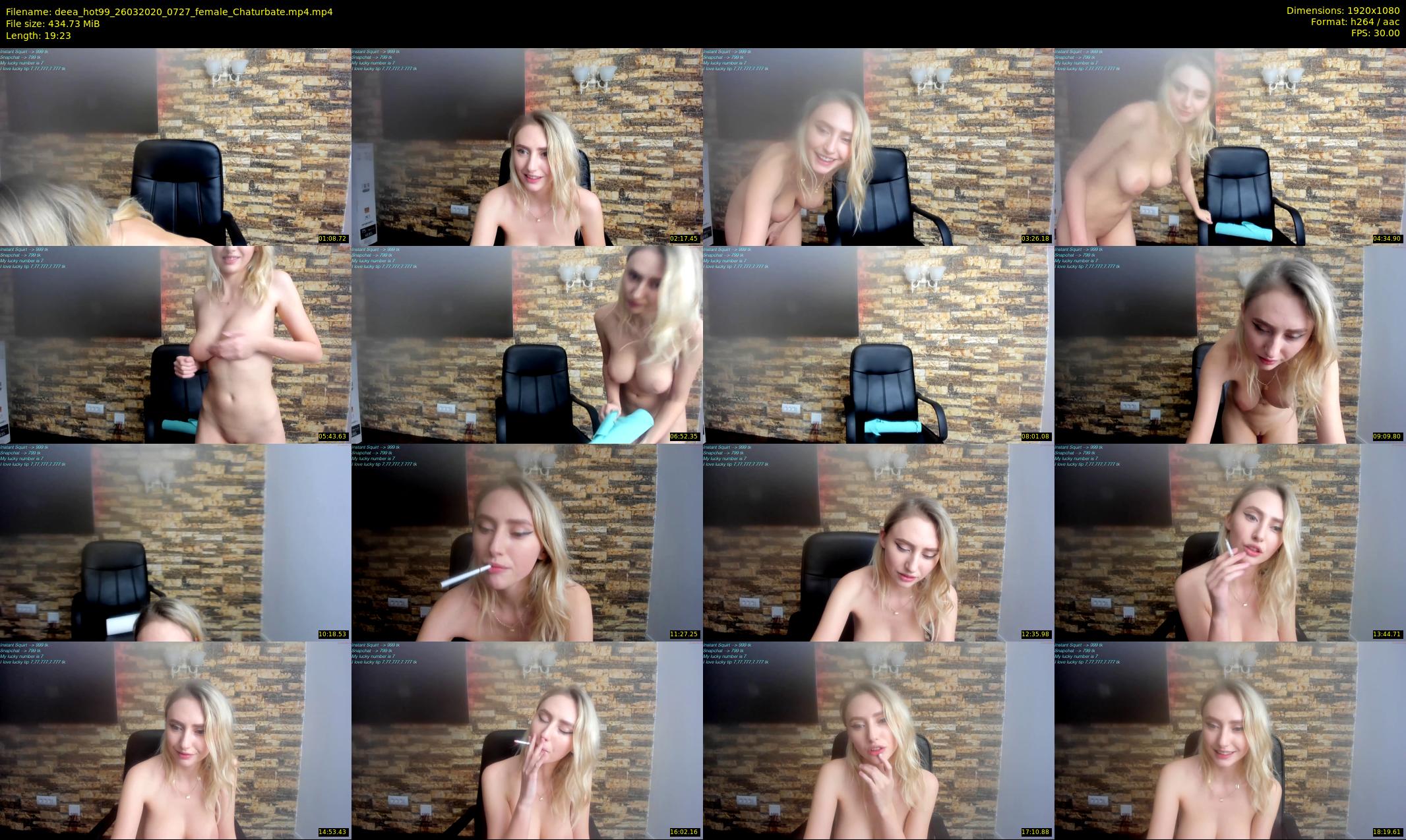 deea_hot99 — 20 minute Chaturbate female cam show recording, 1080p, Mar 26, 2020