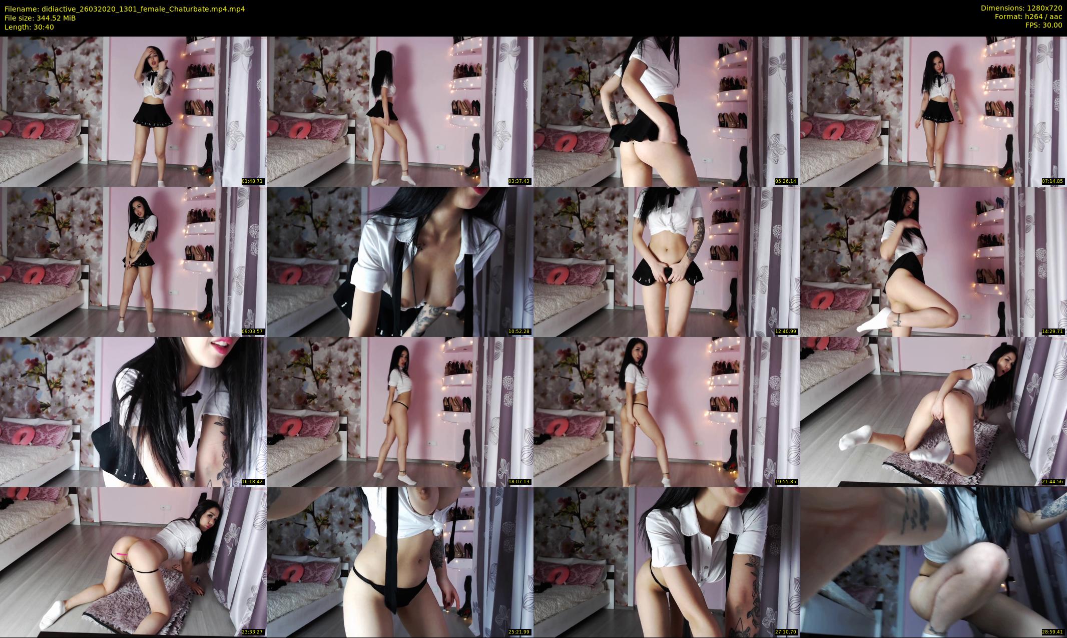 didiactive — 31 minute Chaturbate female cam show recording, 720p, Mar 26, 2020