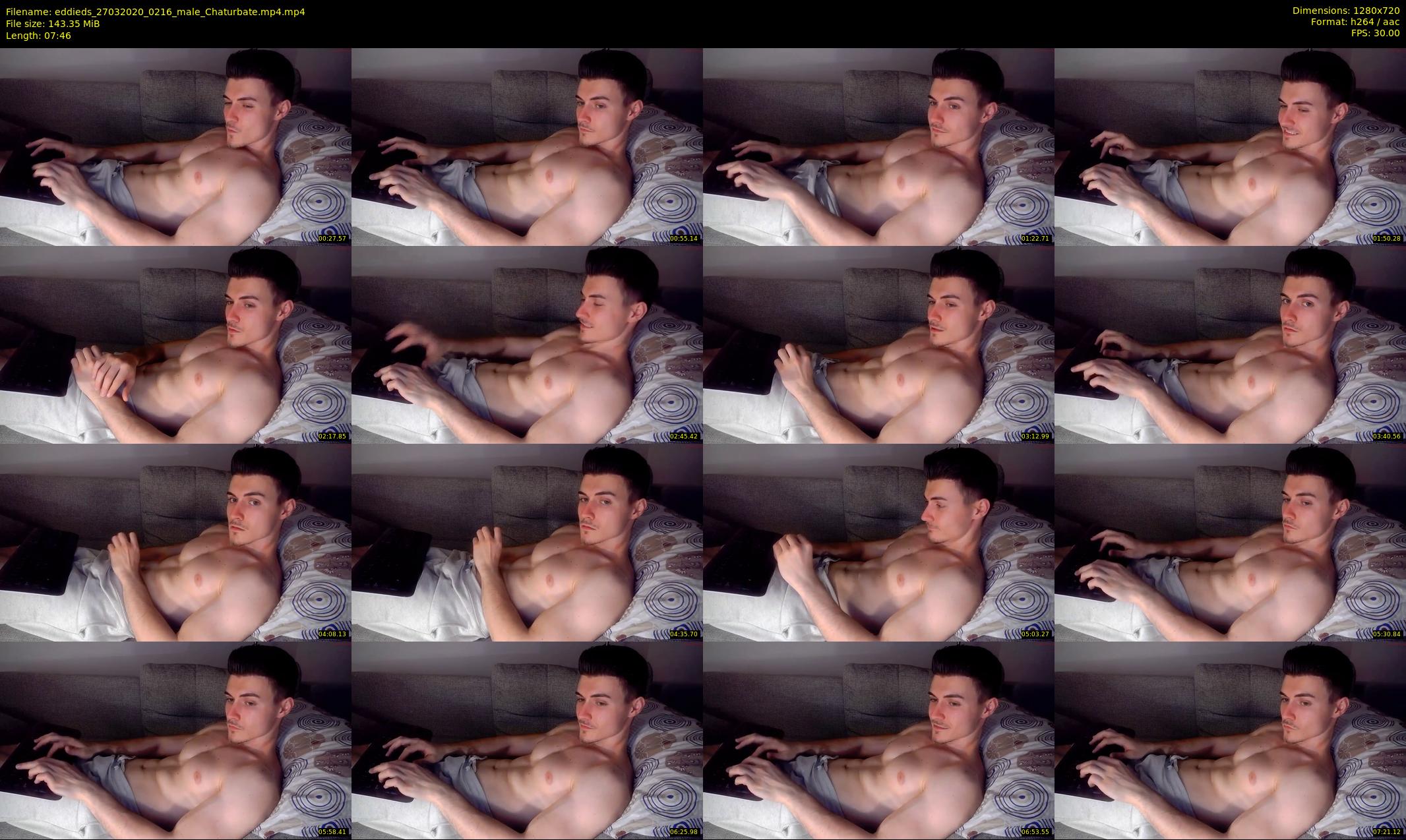 eddieds — 8 minute Chaturbate male cam show recording, 720p, Mar 27, 2020
