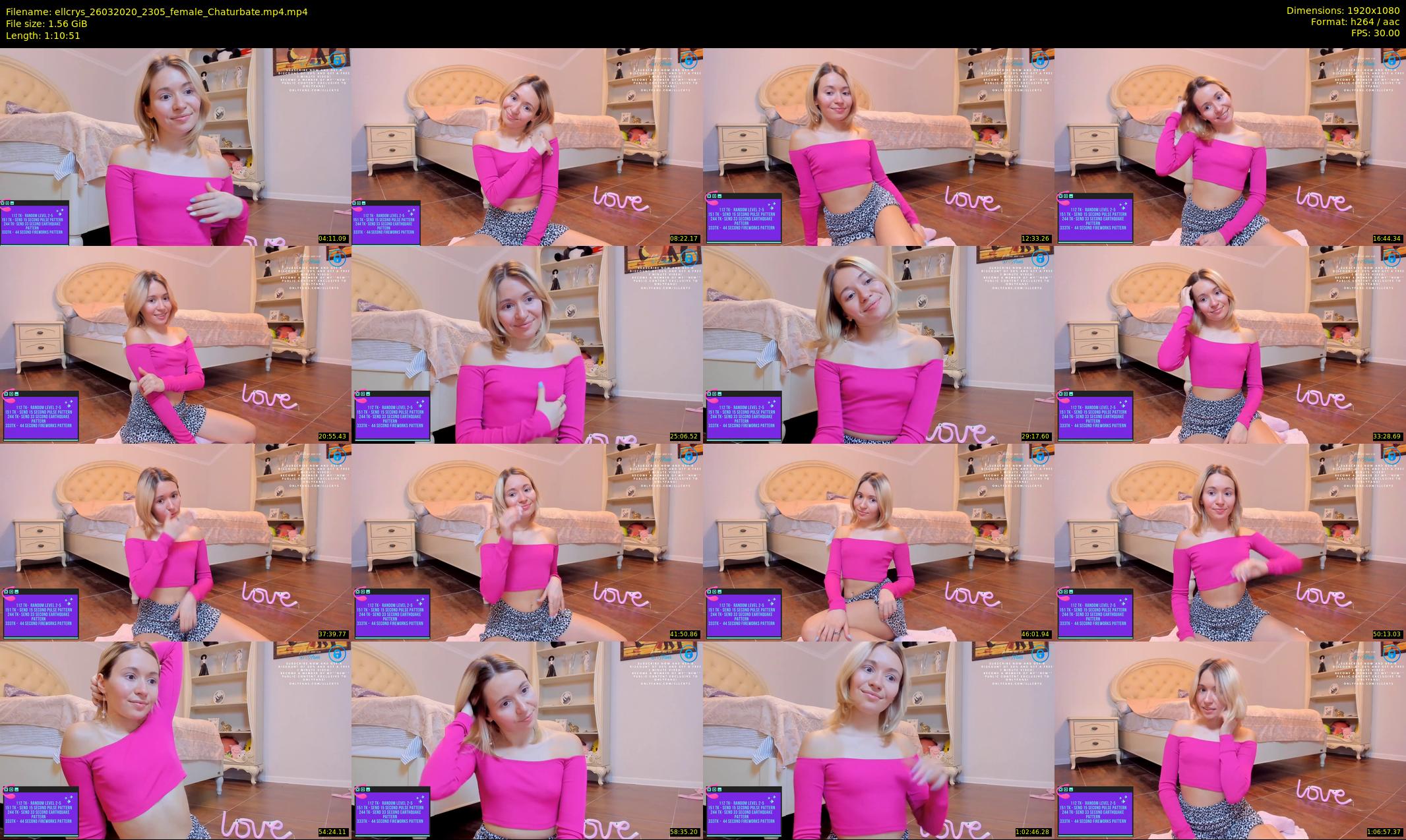ellcrys — 71 minute Chaturbate couple cam show recording, 1080p, Mar 26, 2020